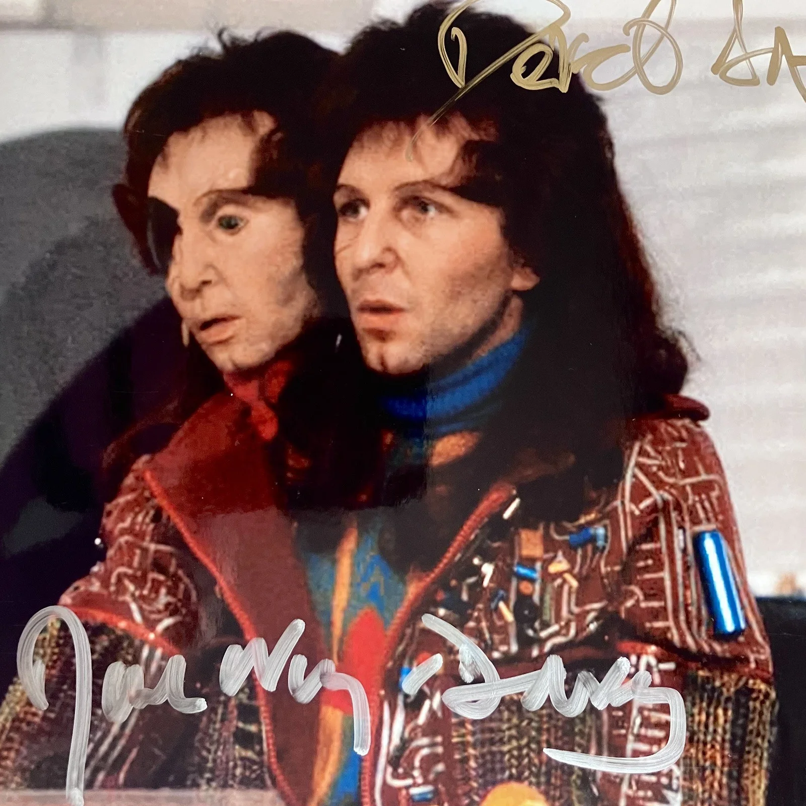 Mark Wing-Davey — HITCHHIKER’S GUIDE TO THE GALAXY Signed Photo / ZAPHOD BEEBLEBROX & Ford Prefect, изображение 3