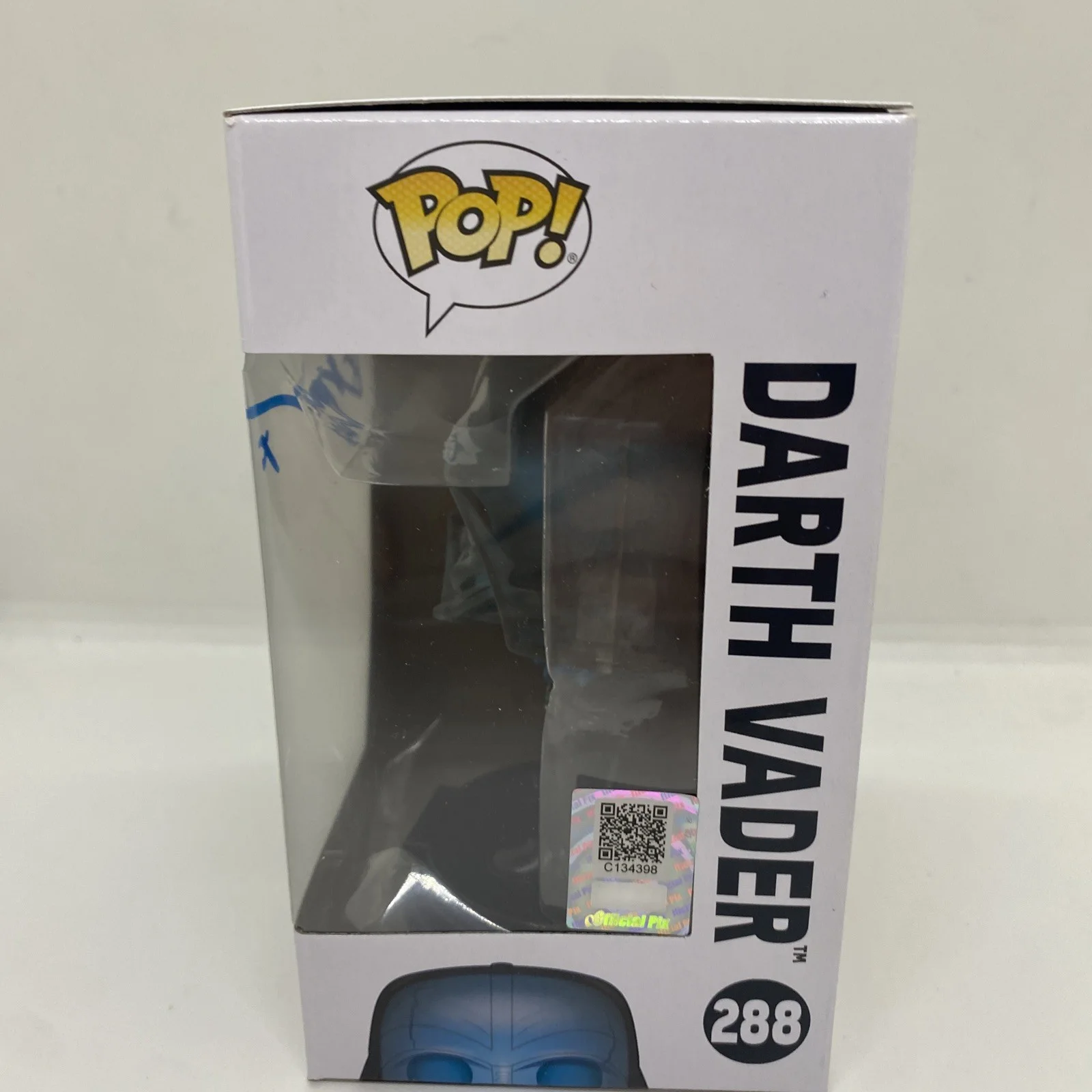 Hayden Christensen — HAYDEN CHRISTENSEN SIGNED Funko Pop Official Pix STAR WARS Darth Vader 288, изображение 2