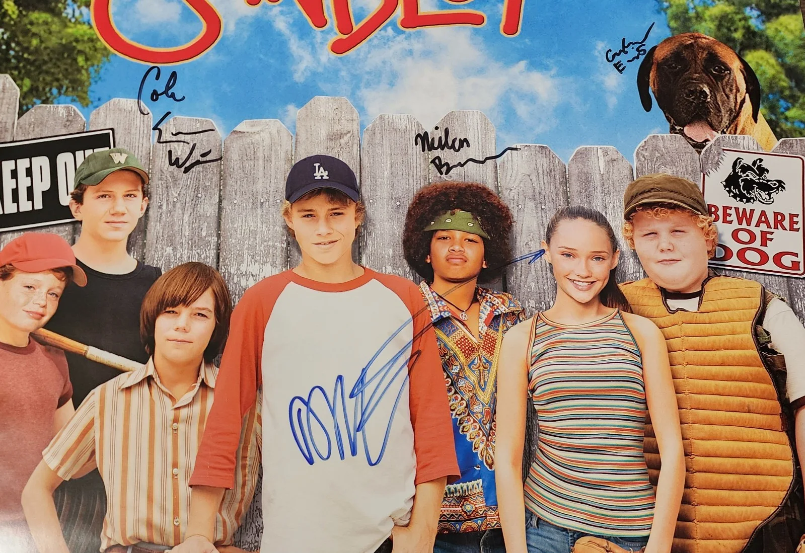 SANDLOT 2 AUTOGRAPHED DVD / MOVIE POSTER 27X40 2005, изображение 4