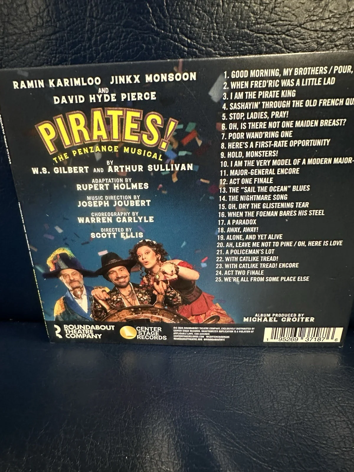 Pirates The Penzance Musical OBC Broadway Cast Recording Signed Jinkx Monsoon CD, image 3