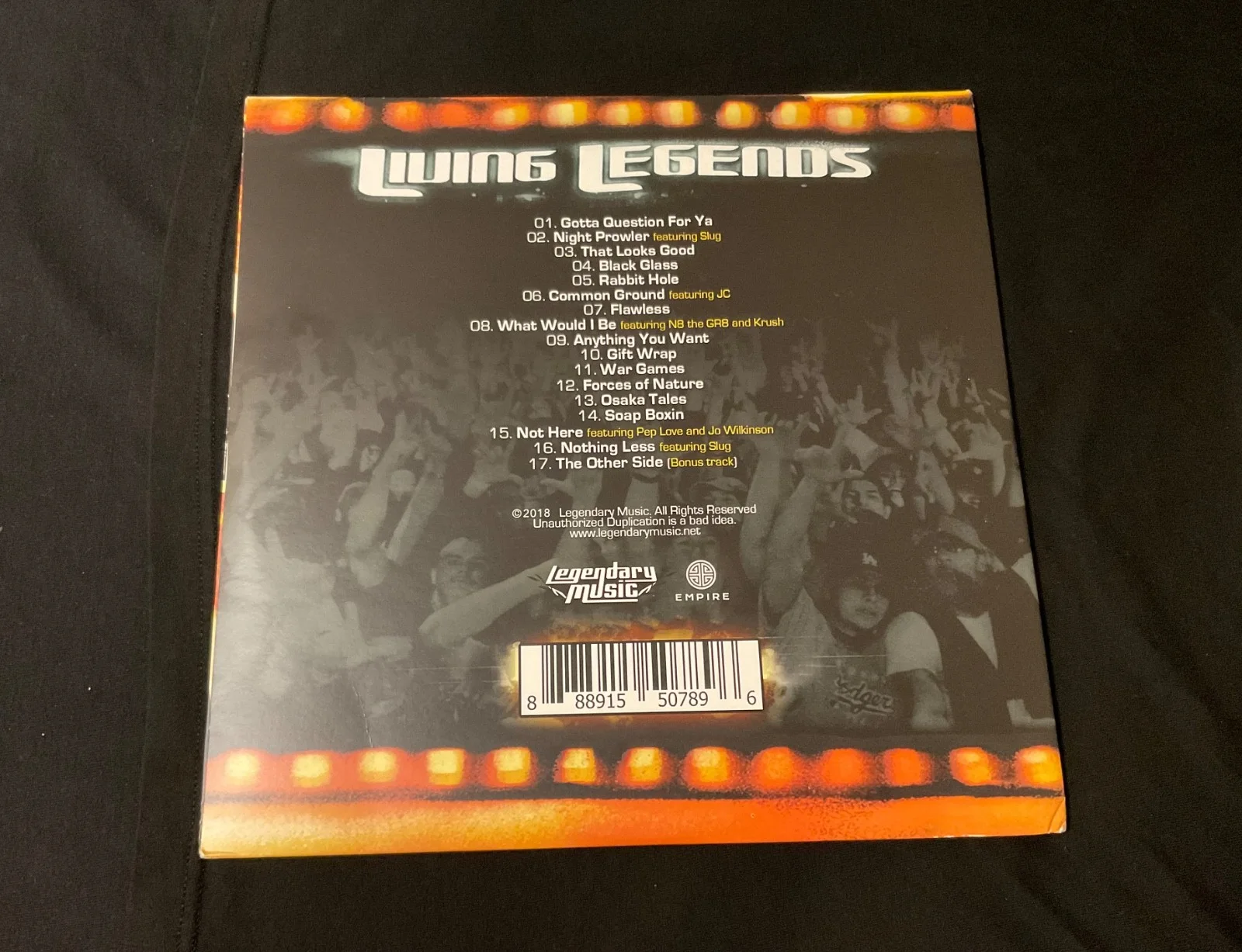 8x SIGNED by The Living Legends GROUCH LUCKYIAM MURS ELIGH AESOP SUNSPOT JONES 1, изображение 3