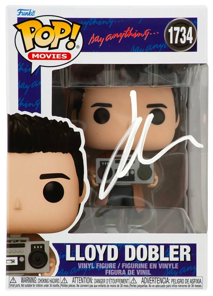 Websites — John Cusack Signed Say Anything Lloyd Dobler Funko Pop #1734 - (SCHWARTZ COA)