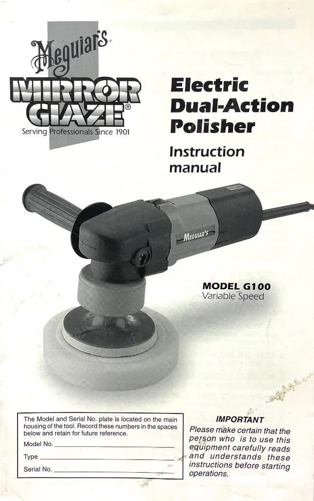 MEGUIARS ELECTRIC DUAL- ACTION POLISHER A GREAT TOOL EASY TO USE., image 2