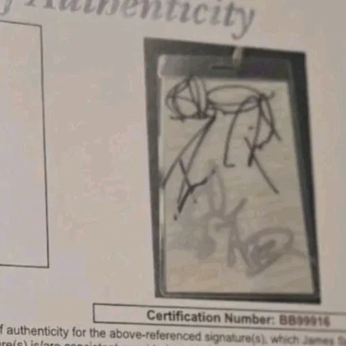 Orgy Autographed V.I.P Pass Punk Statik Paranoia 2004 Tour JSA LOA. All 5 OG Mem, image 4