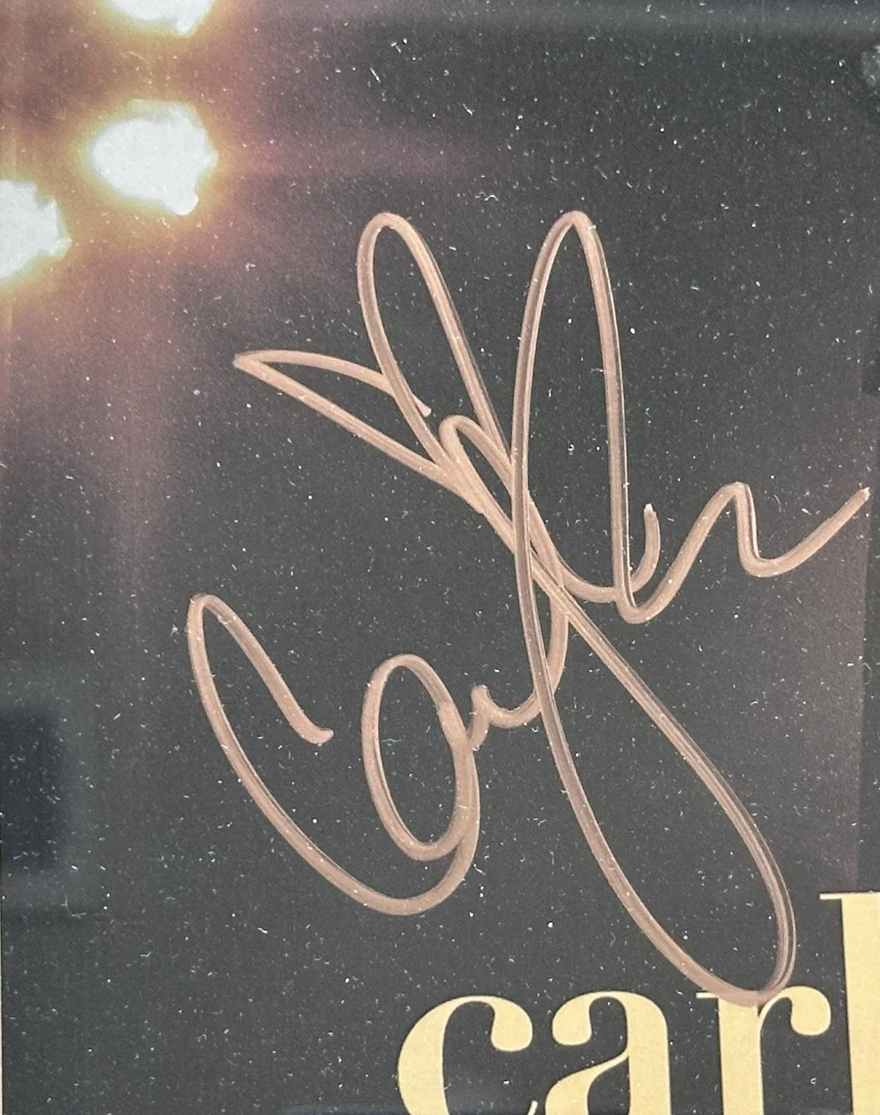 Carly Pearce Signed 29: Written In Stone Live Framed Limited 18/100, изображение 2