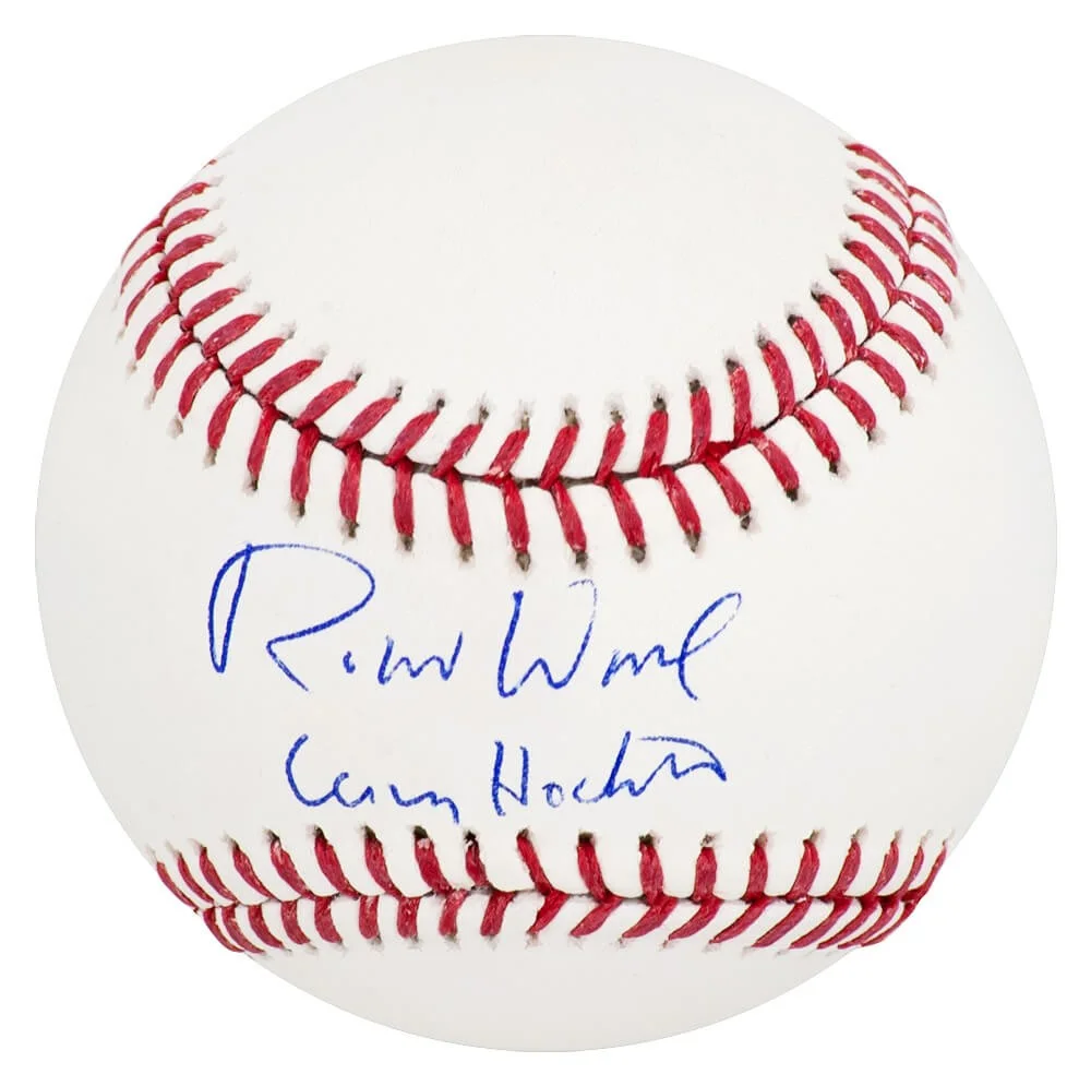 Websites — Robert Wuhl Signed Rawlings Official MLB Baseball w/Larry Hockett (SCHWARTZ COA)