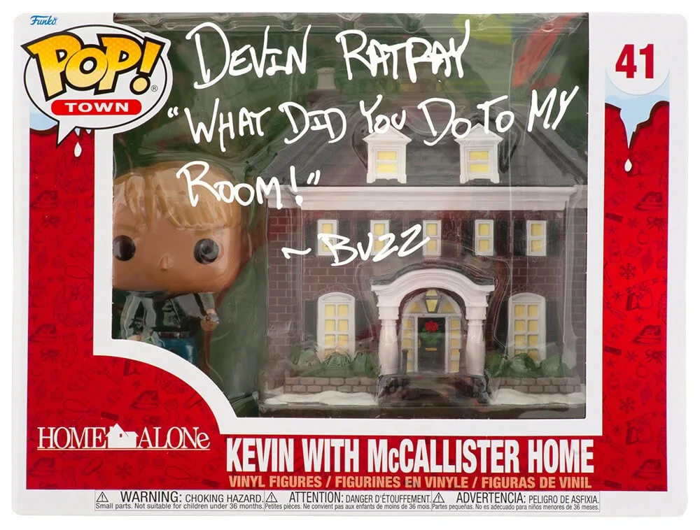 Websites — Devin Ratray Signed Home Alone Kevin With Home Funko Pop #41 w/Quote - (SS COA)