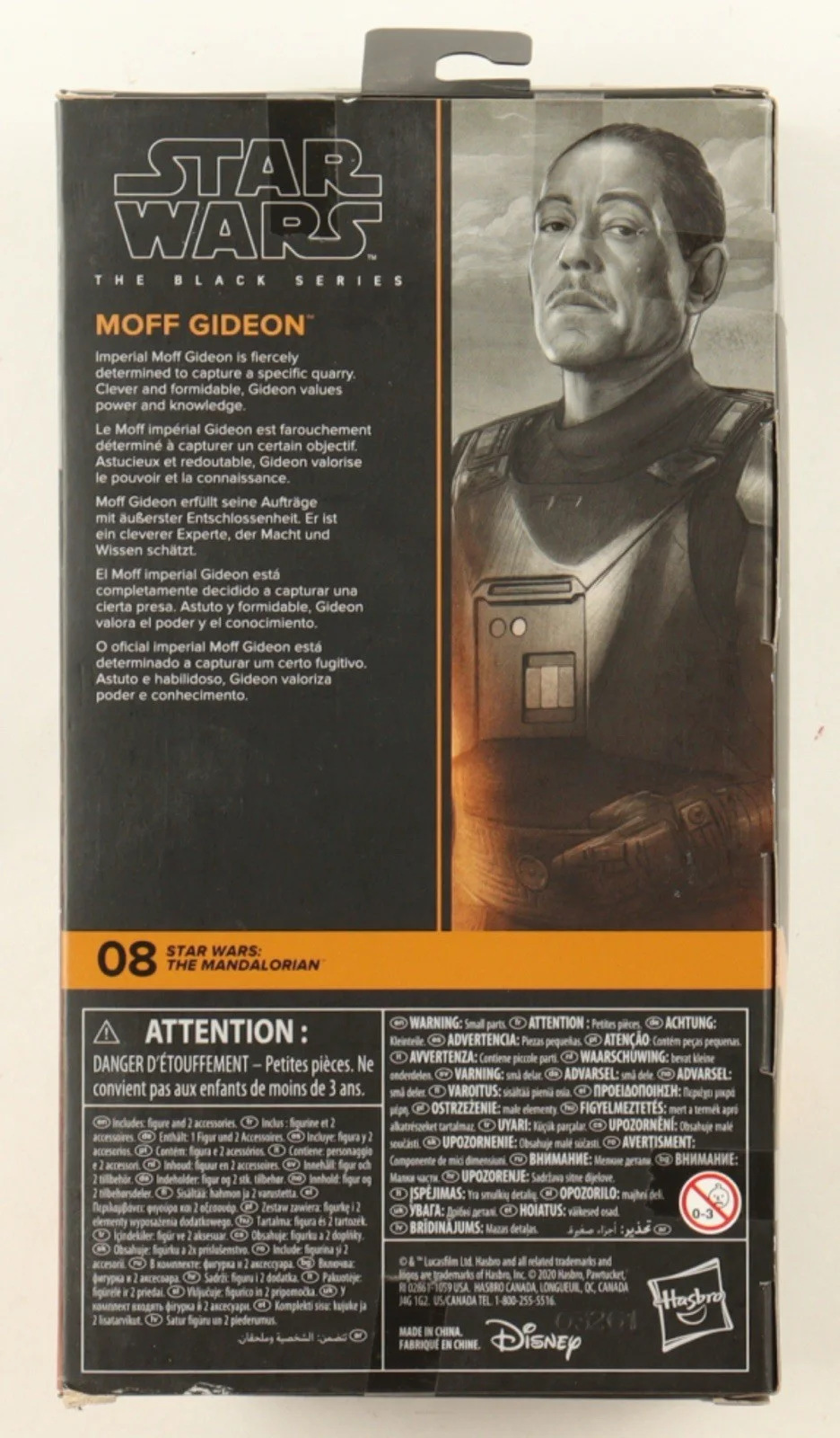 Giancarlo Esposito — Giancarlo Esposito Signed Star Wars The Black Series #8 Moff Gideon Beckett, изображение 2