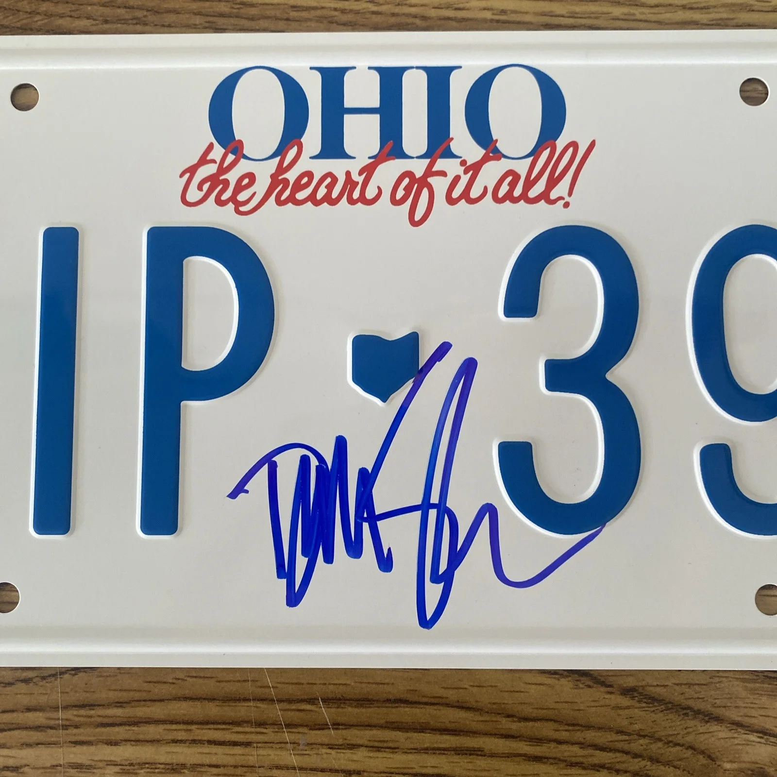 David Spade — David Spade ‘Tommy Boy’ Autographed License Plate ‘Richard’, image 2