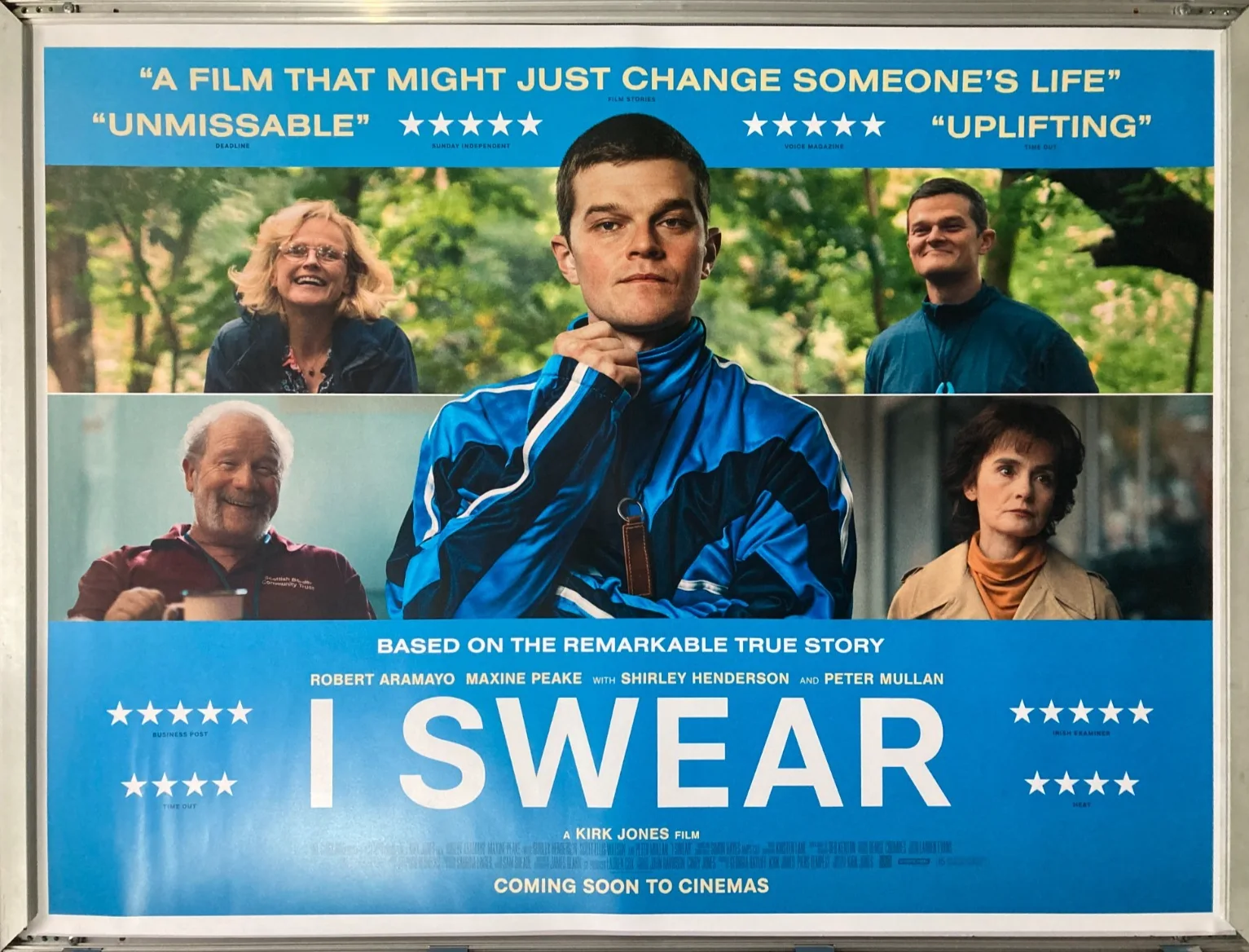 Cinema Poster: I SWEAR 2025 (Quad) Robert Aramayo Peter Mullan Maxine Peake, image 2