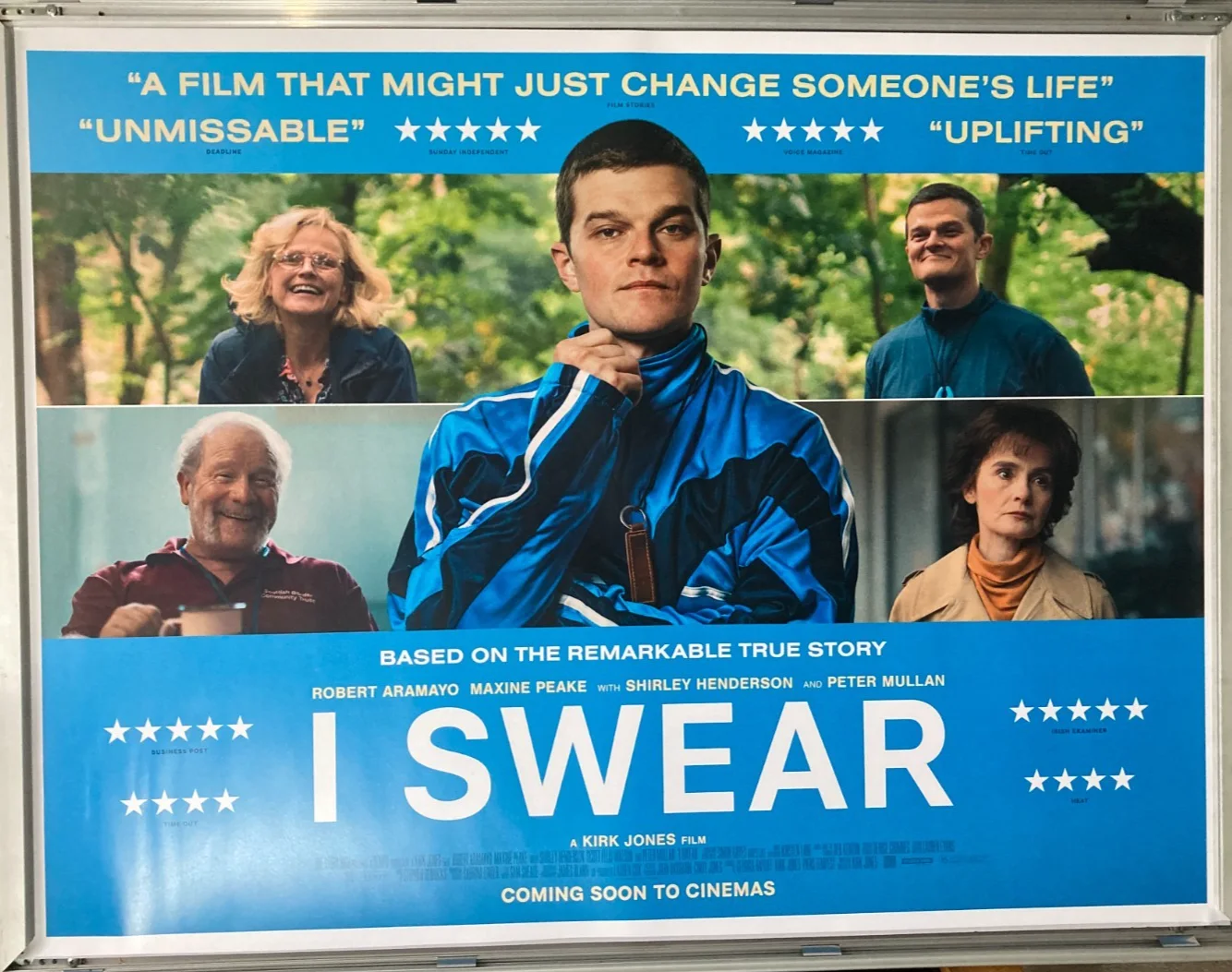 Cinema Poster: I SWEAR 2025 (Quad) Robert Aramayo Peter Mullan Maxine Peake, image 3