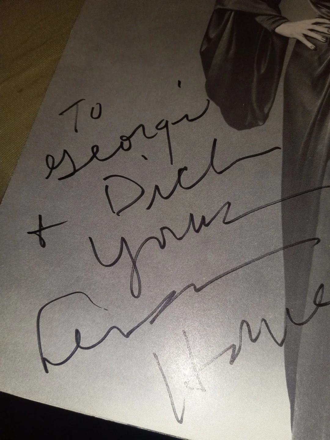 Lena Horne Music Program Signed by Lena Horne JSA #DD95652, image 4