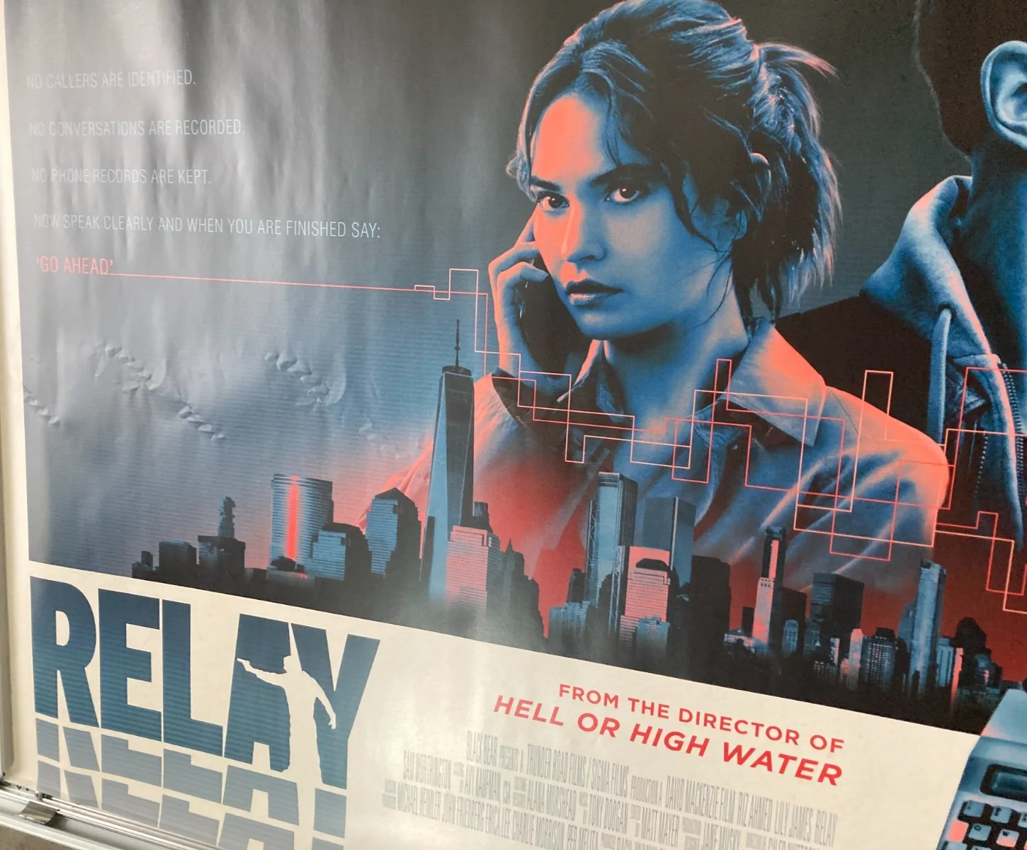 Cinema Poster: RELAY 2025 (Quad) Riz Ahmed Lily James Sam Worthington, image 3