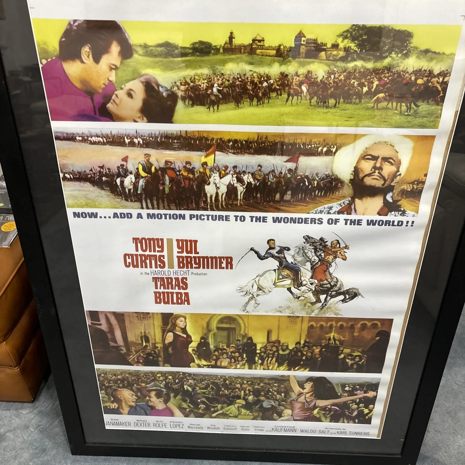 Taras Bulba 1962 Starring Yul Brynner Tony Curtis Framed Print Wall Art Poster, изображение 3