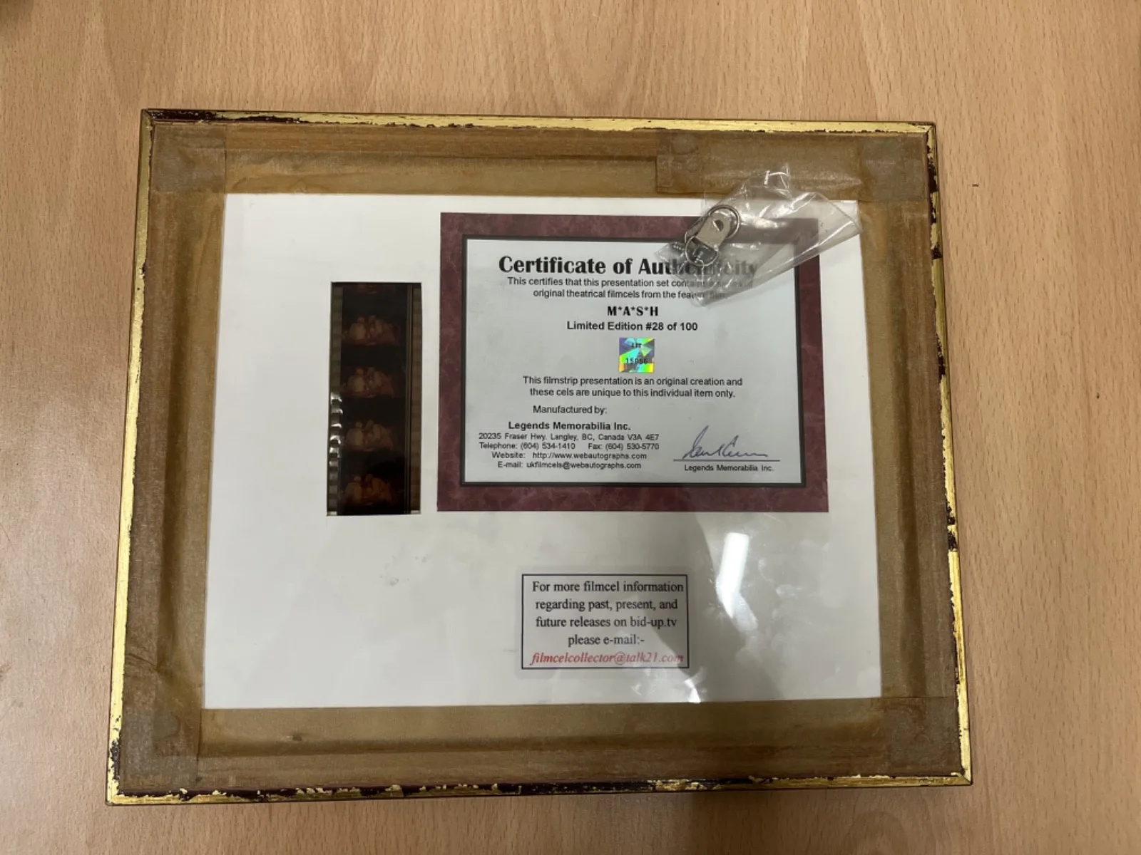 MASH TV Series Limited Edition Film Cell Display - #28/100 - COA -, изображение 4