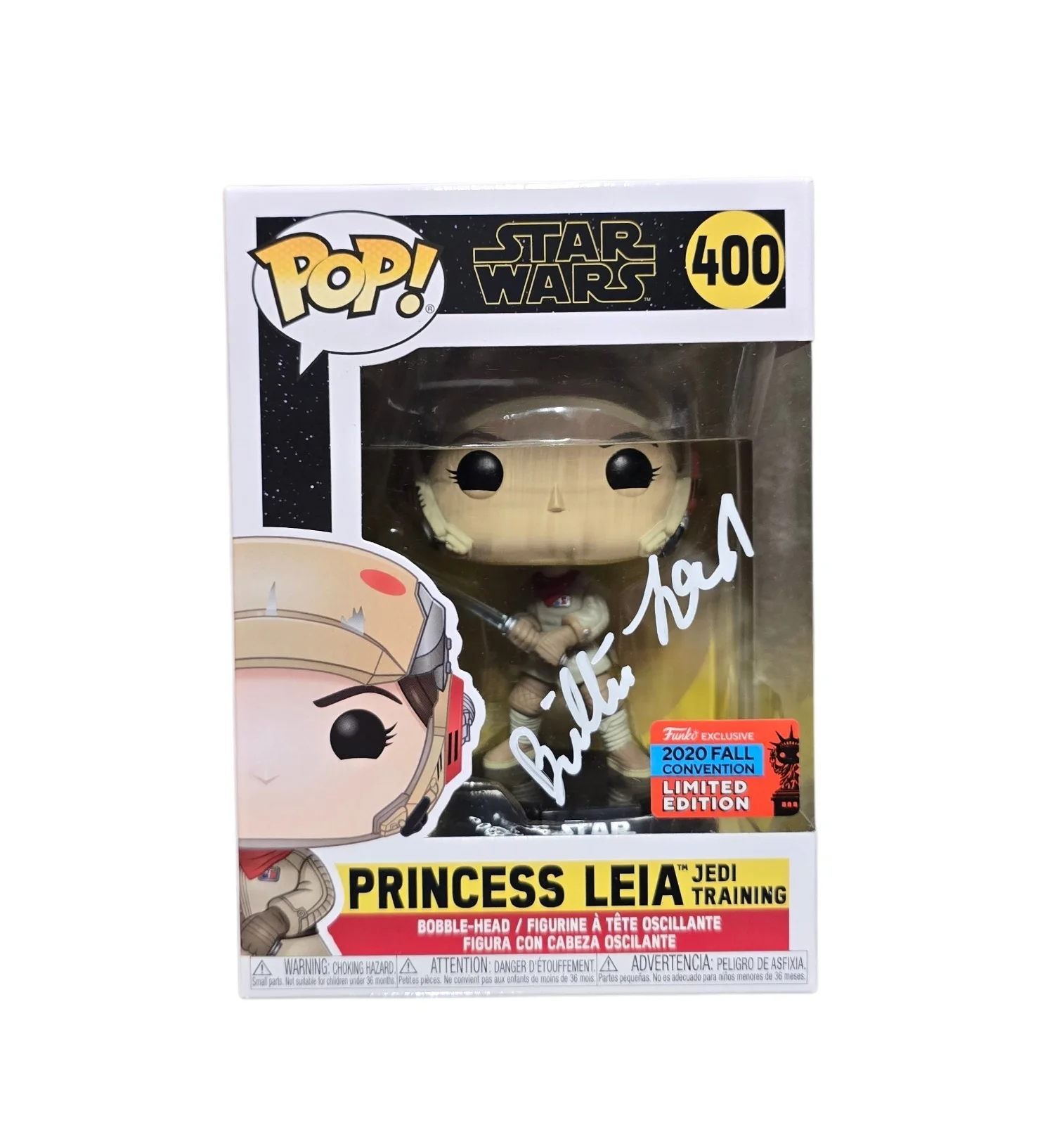 Billie Lourd — Billie Lourd Signed Jedi Training Leia Funko 400 Star Wars SWAU COA RARE