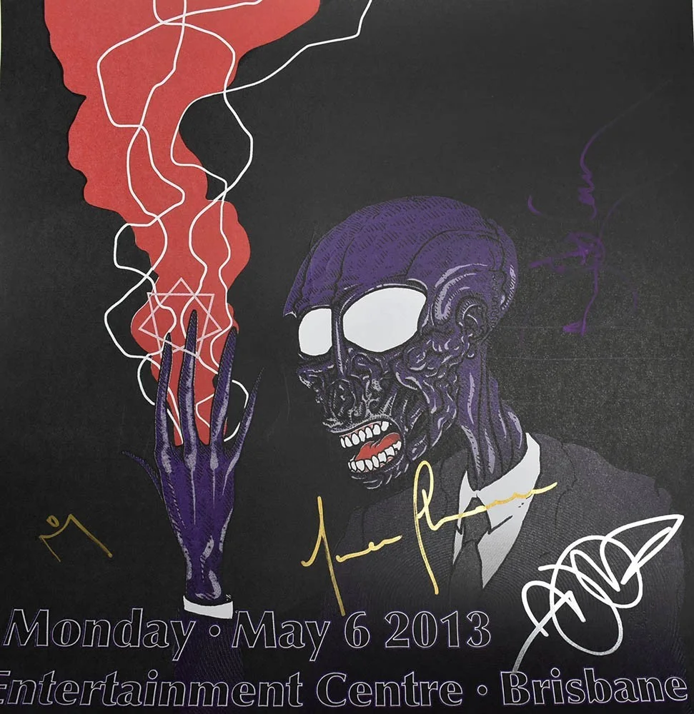 Tool Brisbane Entertainment Centre Autographed Signed Poster Authentic, image 2