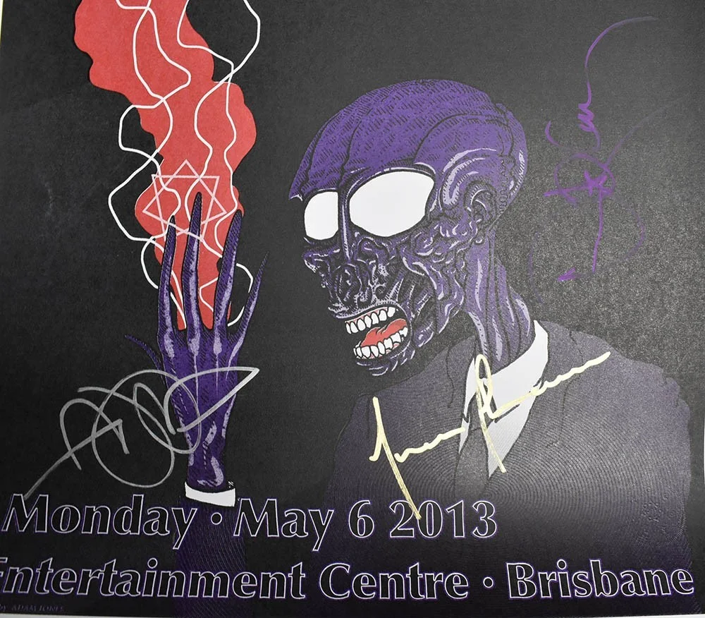 Tool Brisbane 5 06 2013 Entertainment Centre Autographed Signed Poster Authentic, image 2