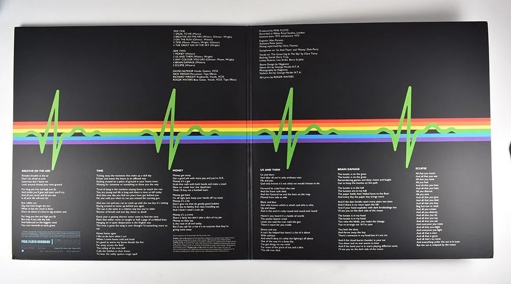 Roger Waters Dark Side Pink Floyd Autographed Signed Album LP Record BAS COA, image 3