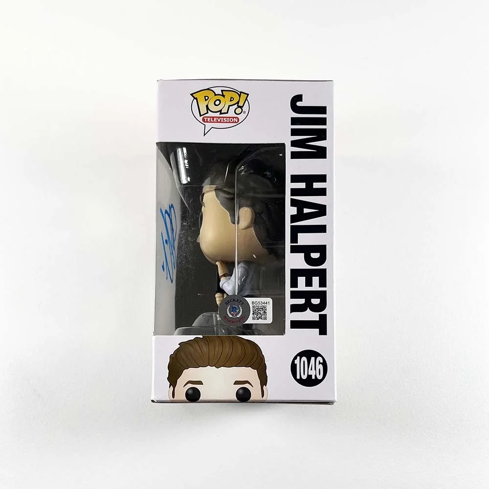 John Krasinski — John Krasinski The Office Jim Autographed Signed Action Figure Authentic BAS COA, image 2