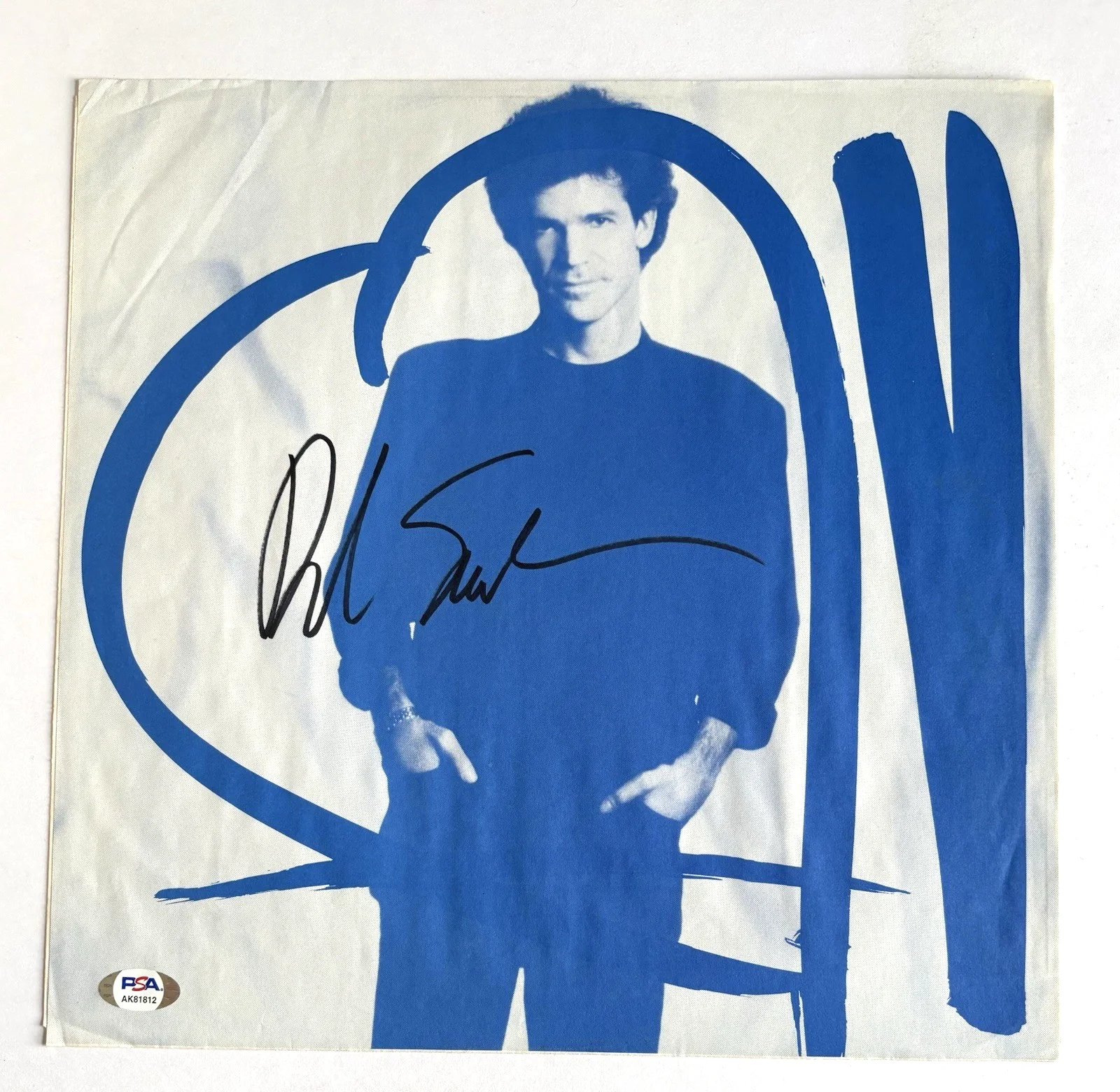 DAVID SANBORN Signed CHANGE OF HEART Inner Sleeve RECORD LP ALBUM PSA DNA COA, изображение 2