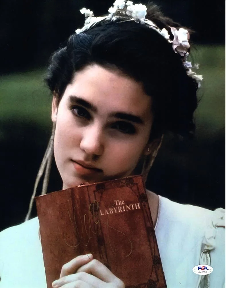 jennifer connelly — Jennifer Connelly Labyrinth Autographed Signed 11x14 Photo Authentic PSA/DNA COA