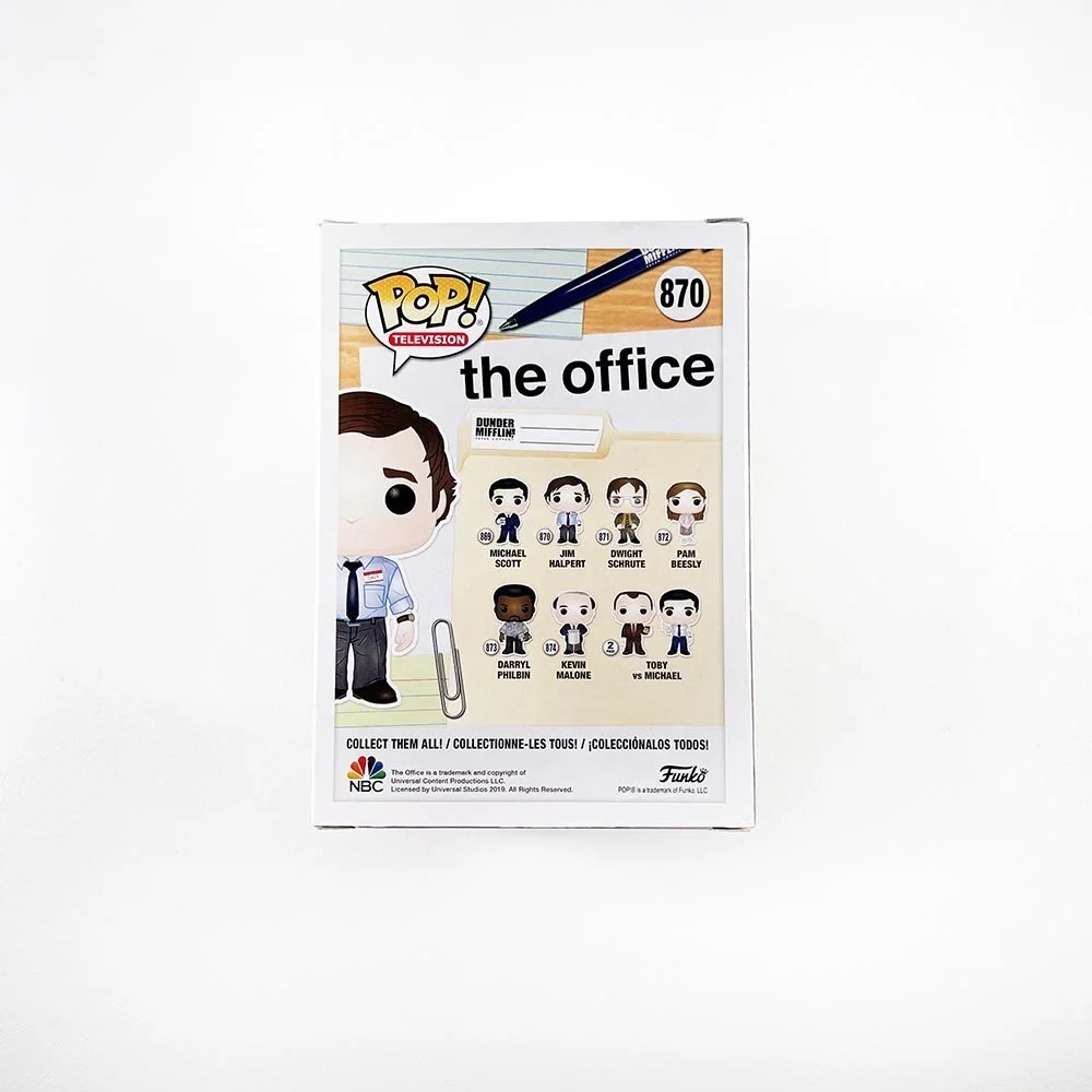 John Krasinski — John Krasinski The Office Jim Autographed Signed Funko Pop Authentic BAS COA, image 3