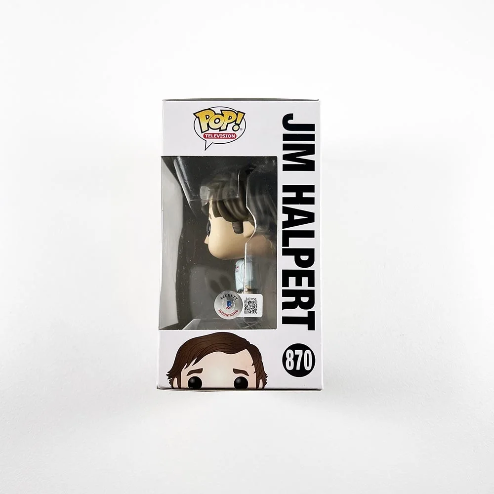 John Krasinski — John Krasinski The Office Jim Autographed Signed Funko Pop Authentic BAS COA, image 4
