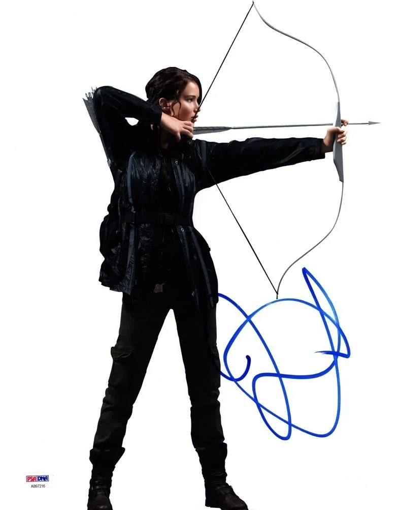 Jennifer Lawrence — Jennifer Lawrence Hunger Games Autographed Signed 11x14 Photo PSA/DNA COA