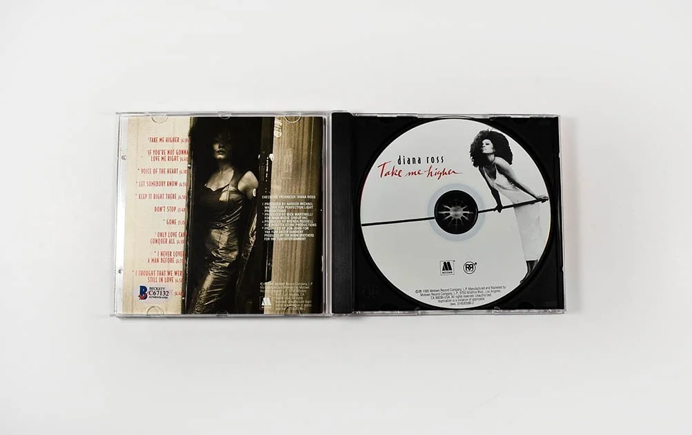 Diana Ross Autographed Signed CD Certified Authentic Beckett BAS COA, image 2