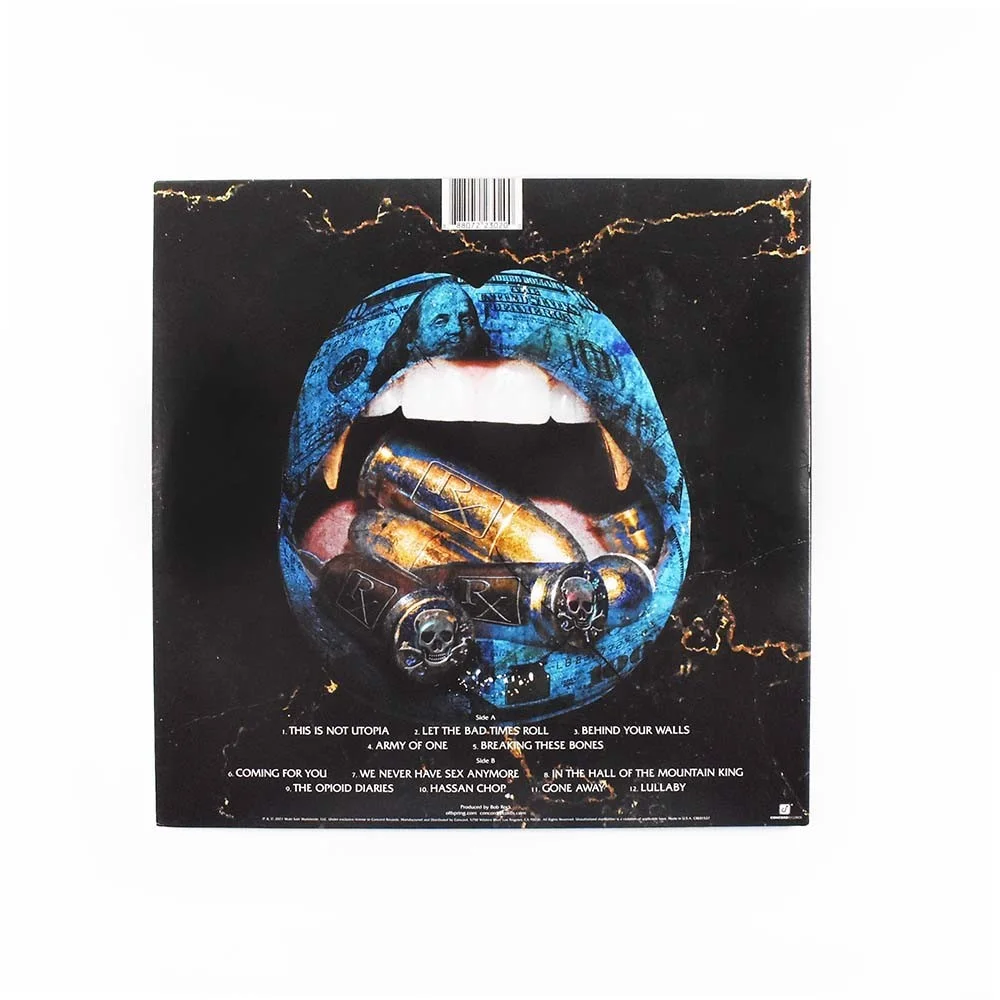 Dexter Holland Offspring Autographed Signed Album LP Record PSA/DNA COA, изображение 2