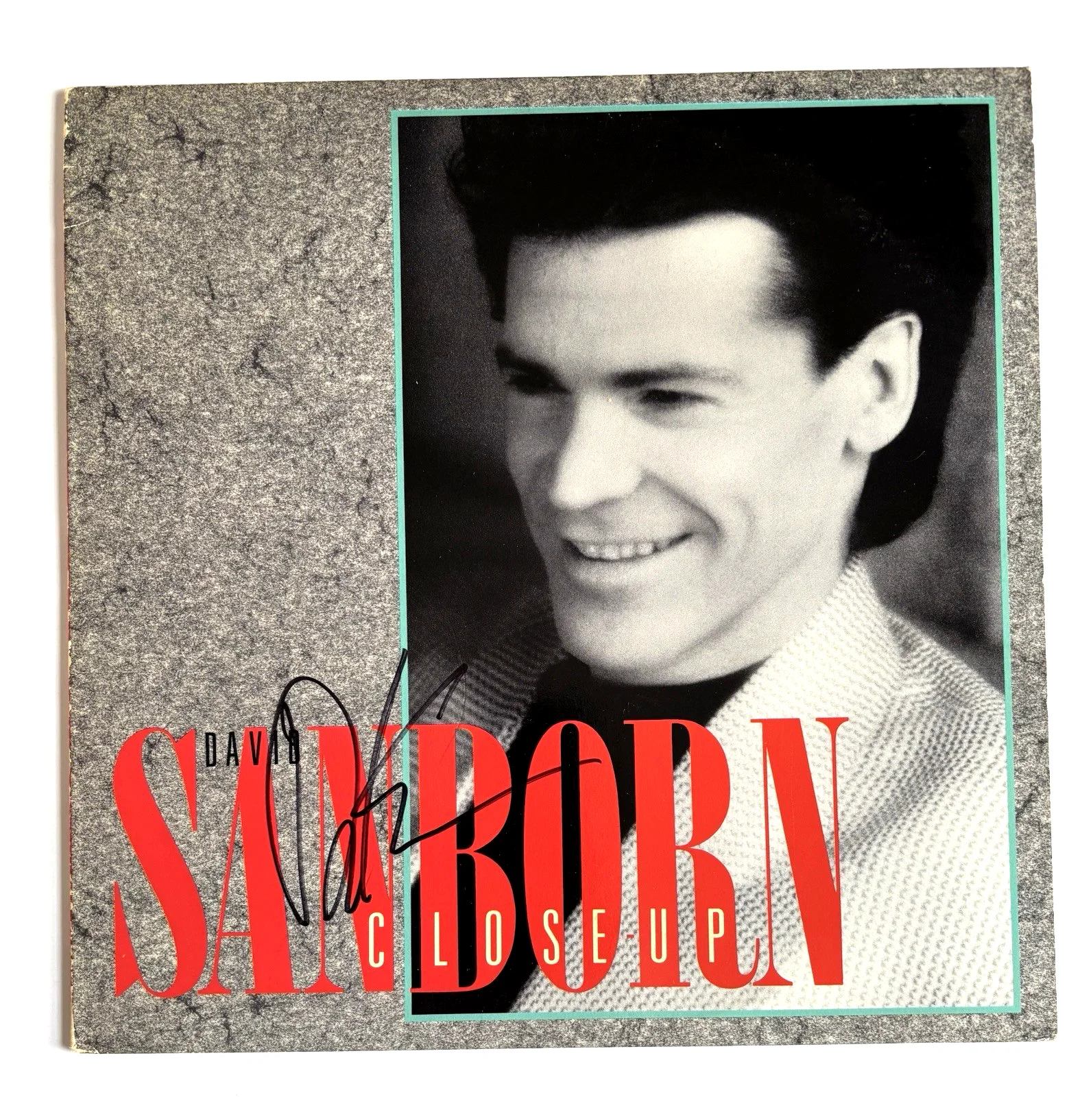 DAVID SANBORN Signed CLOSE UP VINYL RECORD LP ALBUM PSA DNA COA Jazz Saxaphone, изображение 2