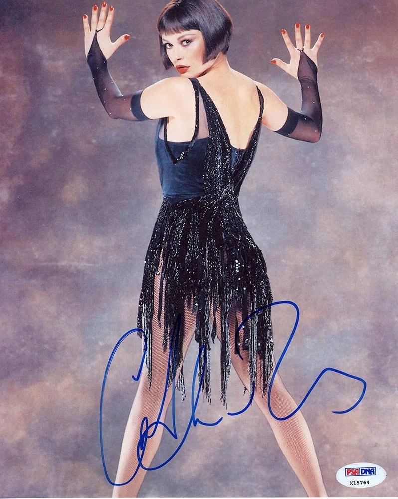 Catherine Zeta-Jones — Catherine Zeta-Jones Chicago Autographed Signed 8x10 Photo Certified PSA/DNA COA