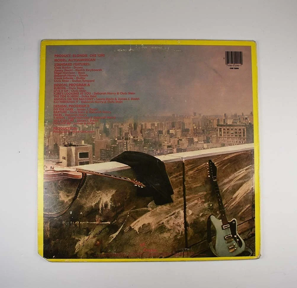 Blondie Autoamerican Autographed Signed Album LP Record Authentic PSA/DNA COA, изображение 2