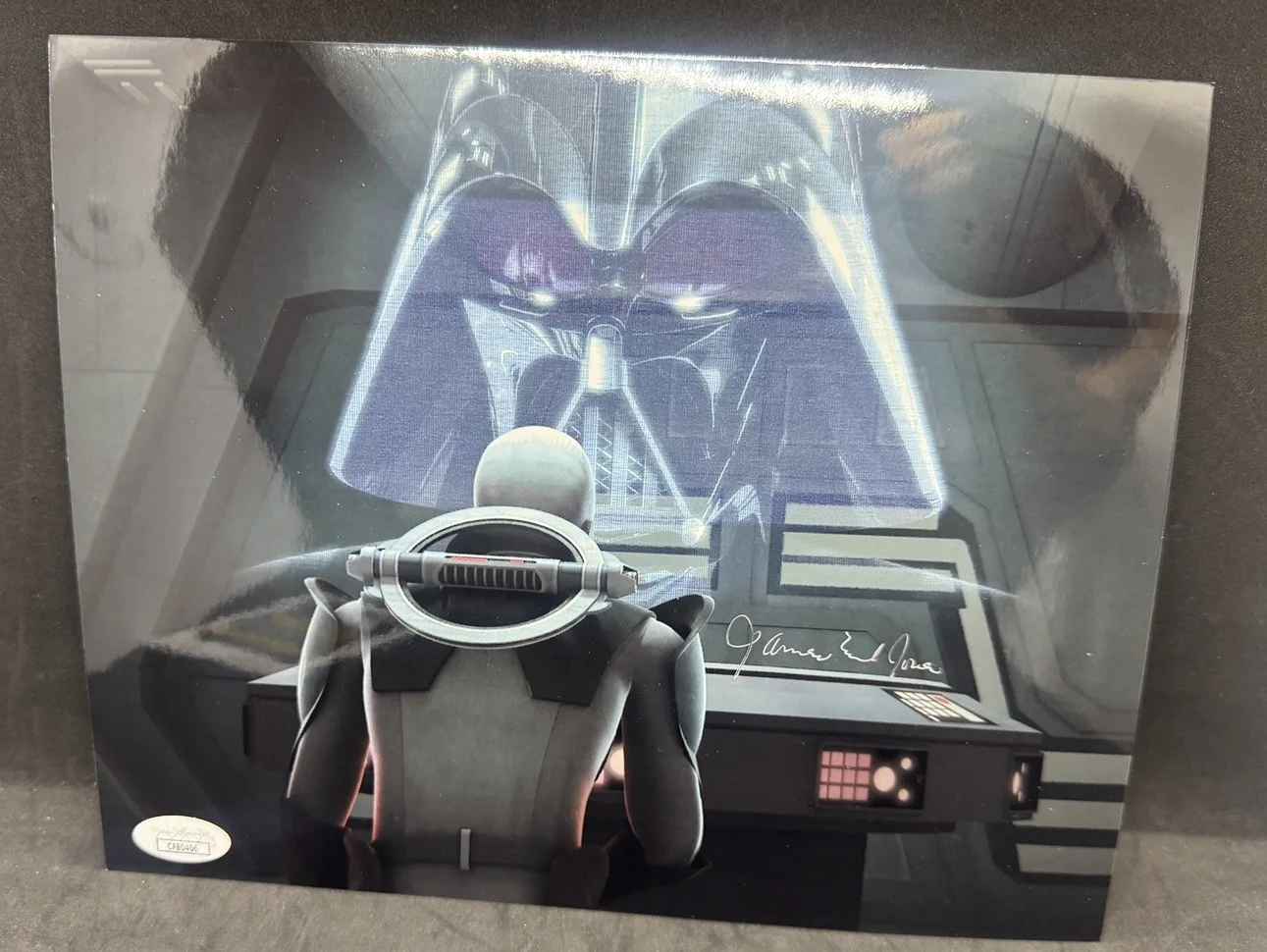 James Earl Jones — RARE James Earl Jones autographed signed Star Wars REBELS Darth Vader 8x10 JSA