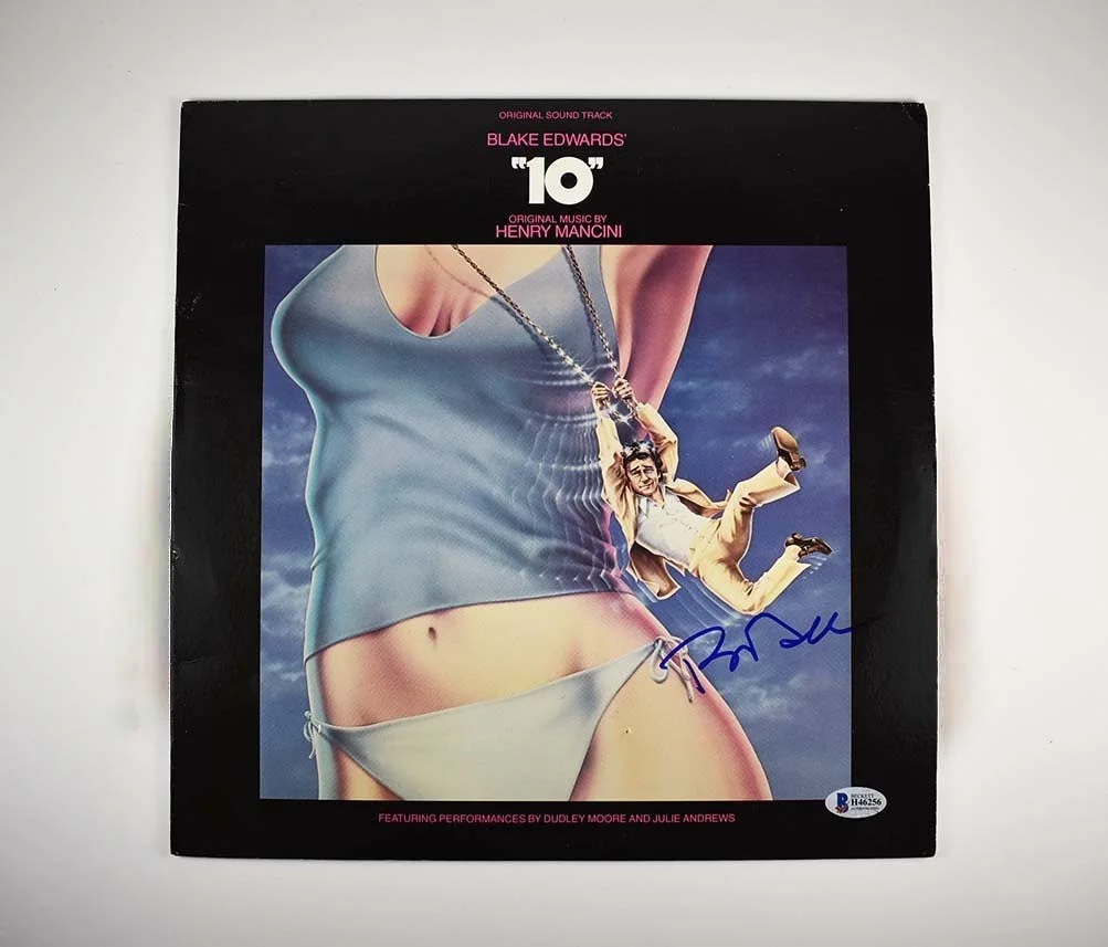 Bo Derek — Bo Derek 10 Autographed Signed Movie Sound Track LP Beckett Authentic BAS COA