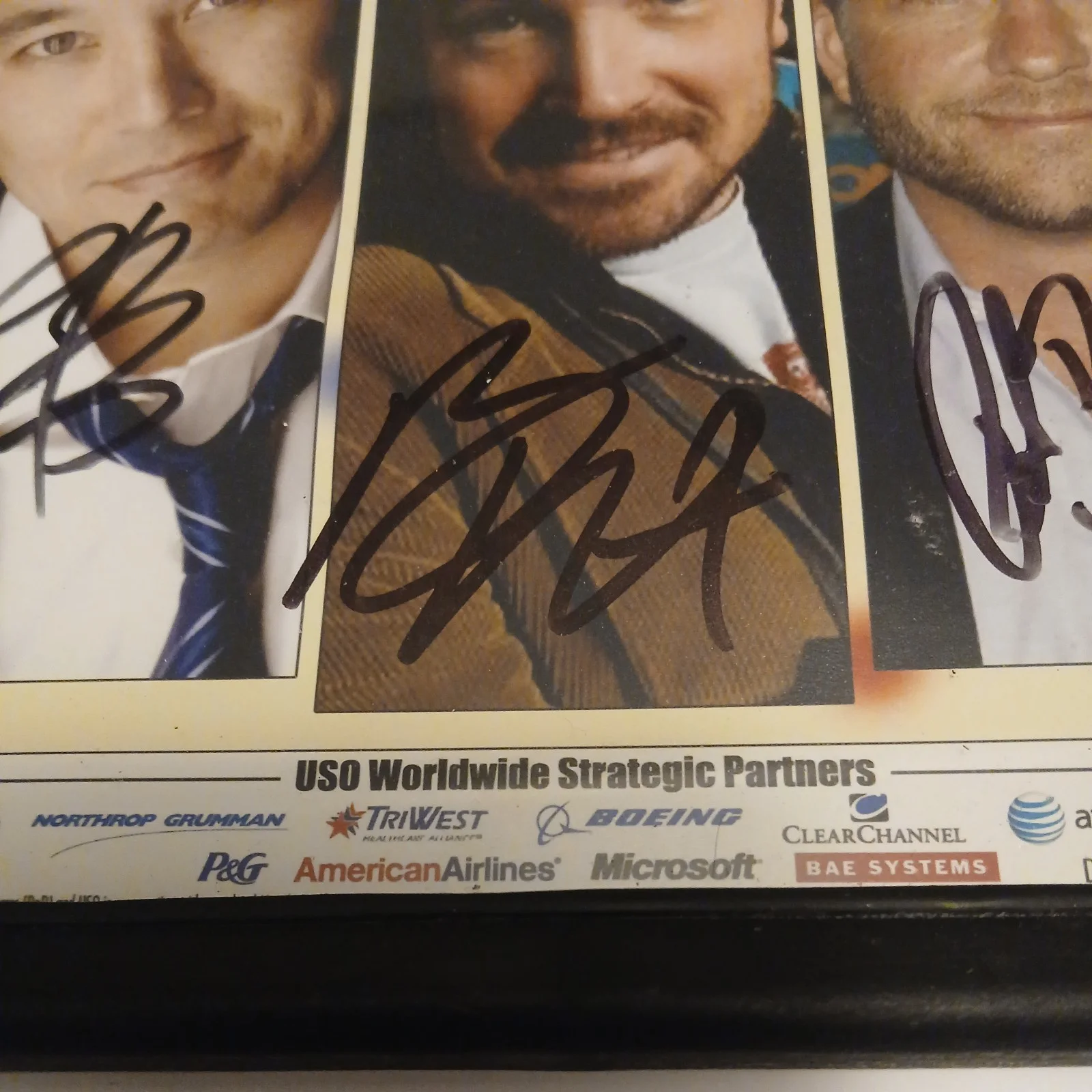 USO Comedy Tour Until Every One Comes Home Steve Byrne Ryan Dalton Peter Signed, изображение 3