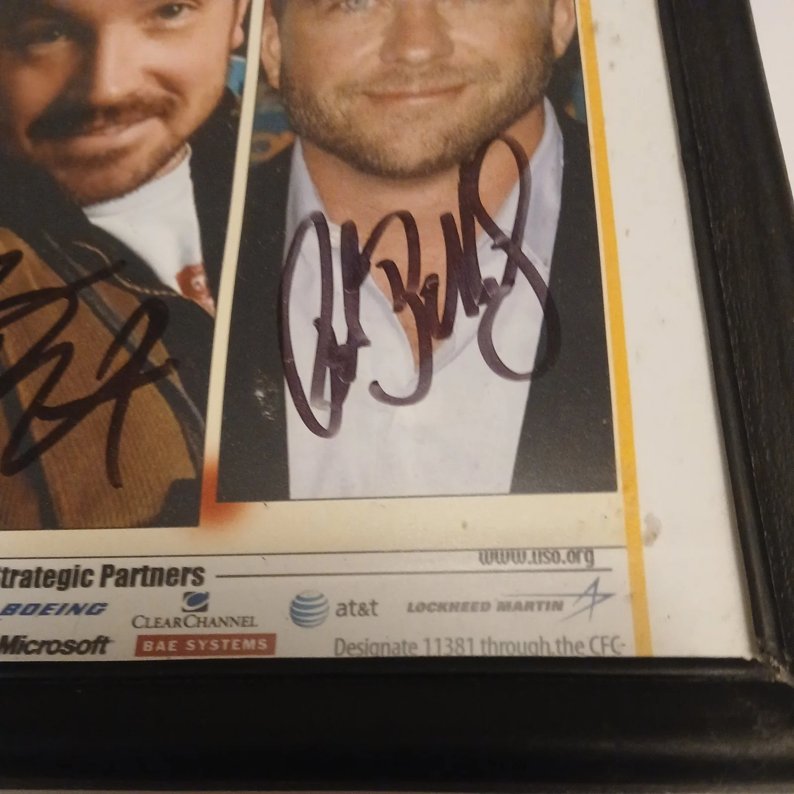 USO Comedy Tour Until Every One Comes Home Steve Byrne Ryan Dalton Peter Signed, изображение 4