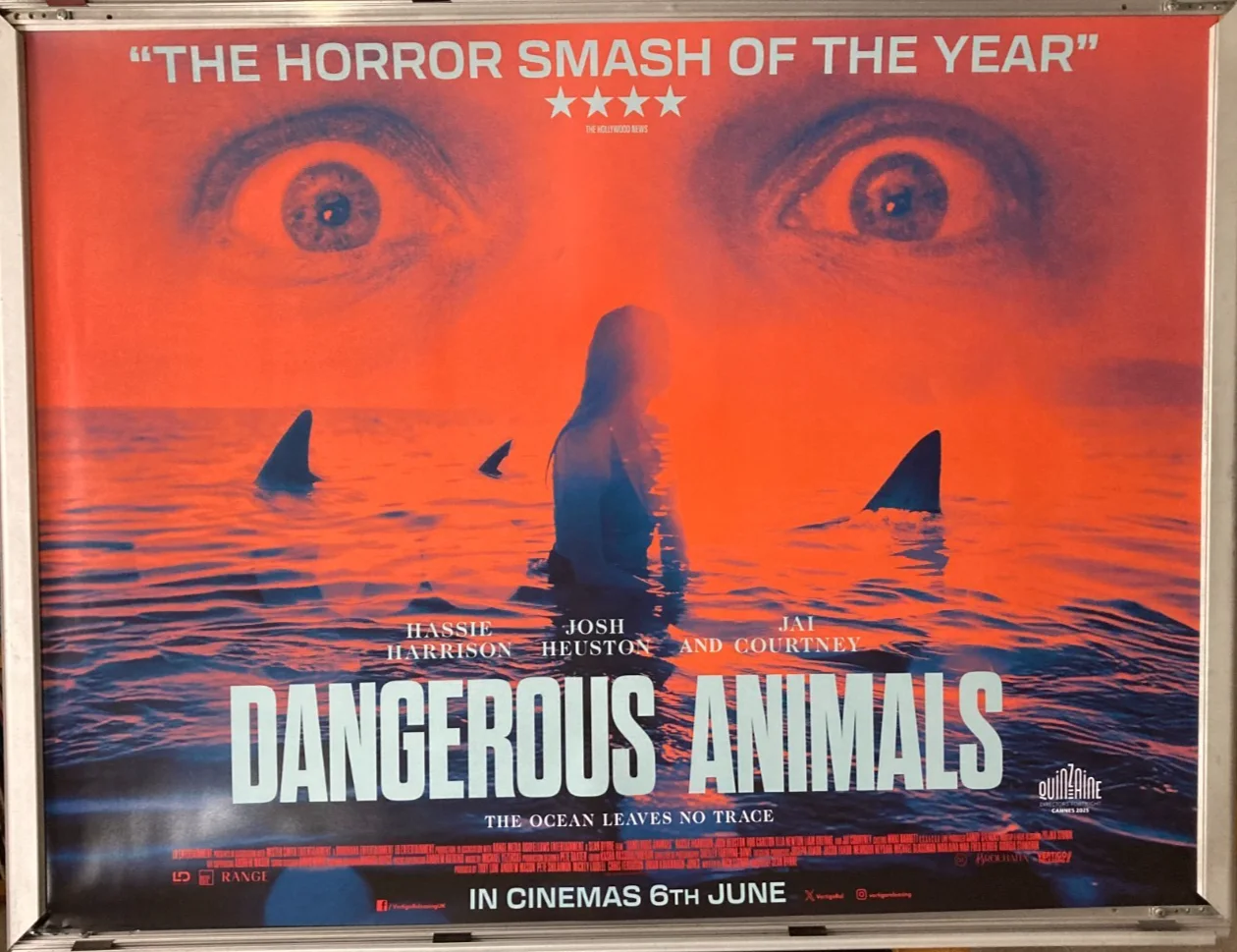 Cinema Poster: DANGEROUS ANIMALS 2025 (Quad) Hassie Harrison Jai Courtney, изображение 2