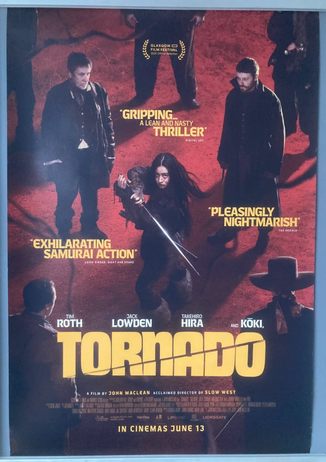 Cinema Poster: TORNADO 2025 (One Sheet) Kôki Nathan Malone Tim Roth Jack Lowden, image 3
