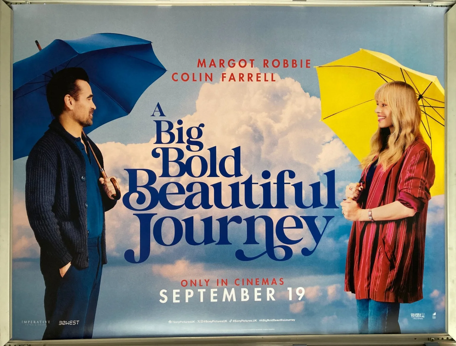 Cinema Poster: A BIG BOLD BEAUTIFUL JOURNEY 2025 (Advance Quad) Margot Robbie, image 2