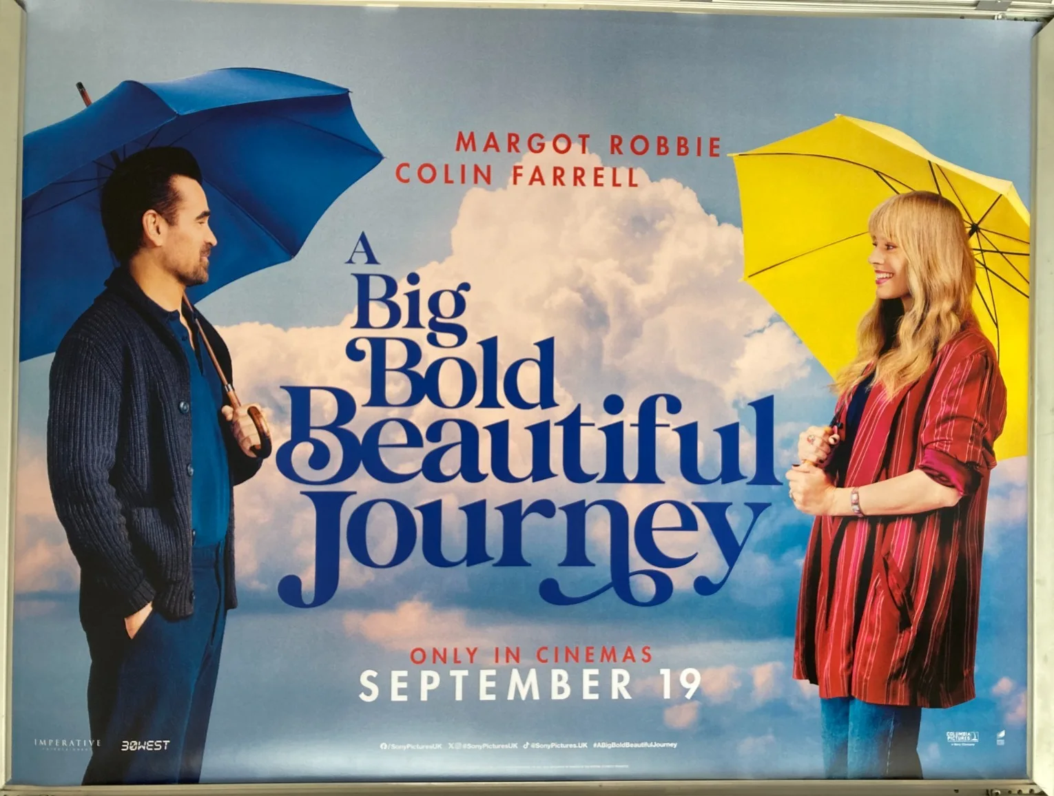 Cinema Poster: A BIG BOLD BEAUTIFUL JOURNEY 2025 (Advance Quad) Margot Robbie, image 3