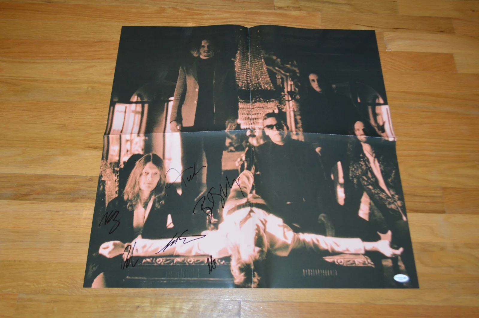 Cage The Elephant ~ Entire Band Signed "Neon Pill" LP Insert AUTOGRAPH Hologram, image 5
