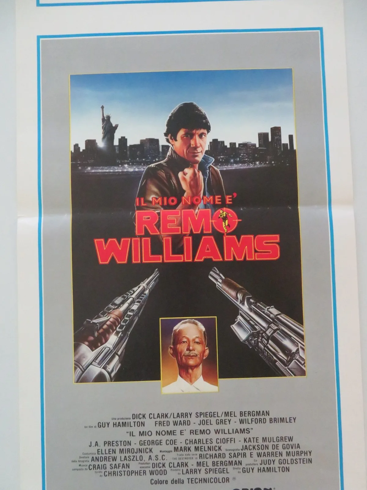REMO: THE ADVENTURE BEGINS ITALIAN LOCANDINA POSTER FRED WARD JOEL GREY 1986, изображение 3