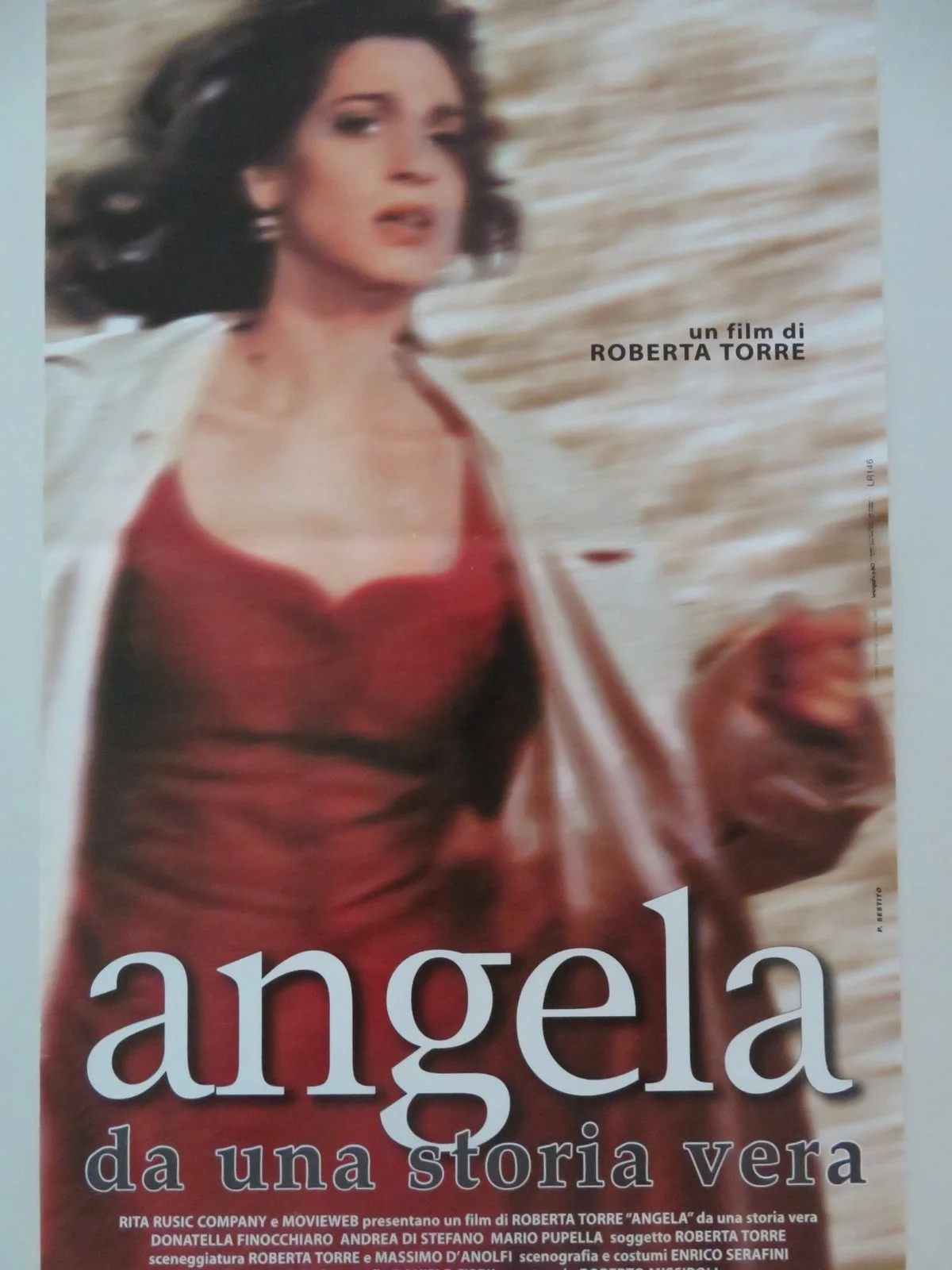 ANGELA ITALIAN LOCANDINA POSTER DONATELLA FINOCCHIARO ANDREA DI STEFANO 2002, изображение 3
