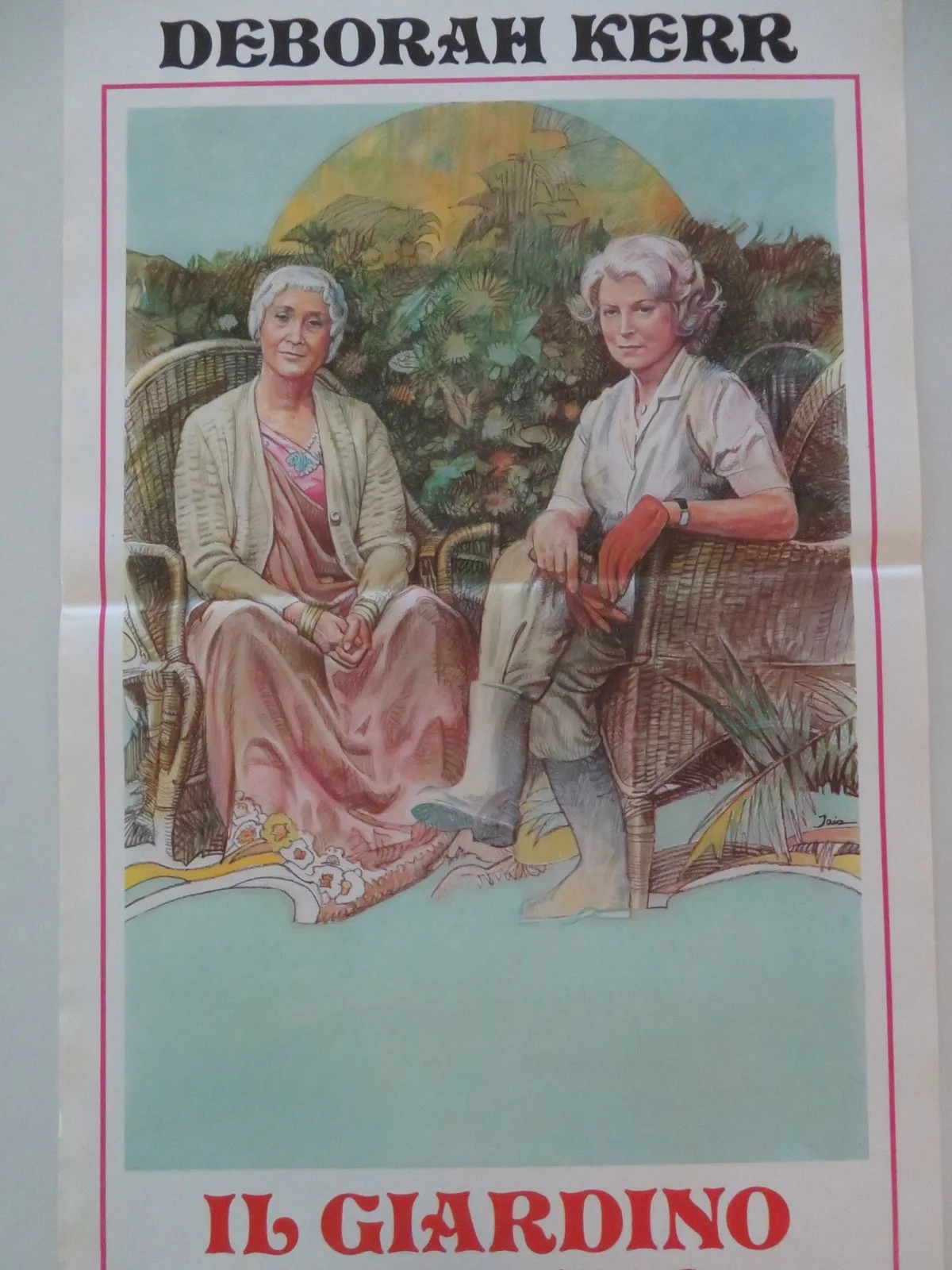 THE ASSAM GARDEN ITALIAN LOCANDINA POSTER DEBORAH KERR MADHUR JAFFREY 1985, изображение 3