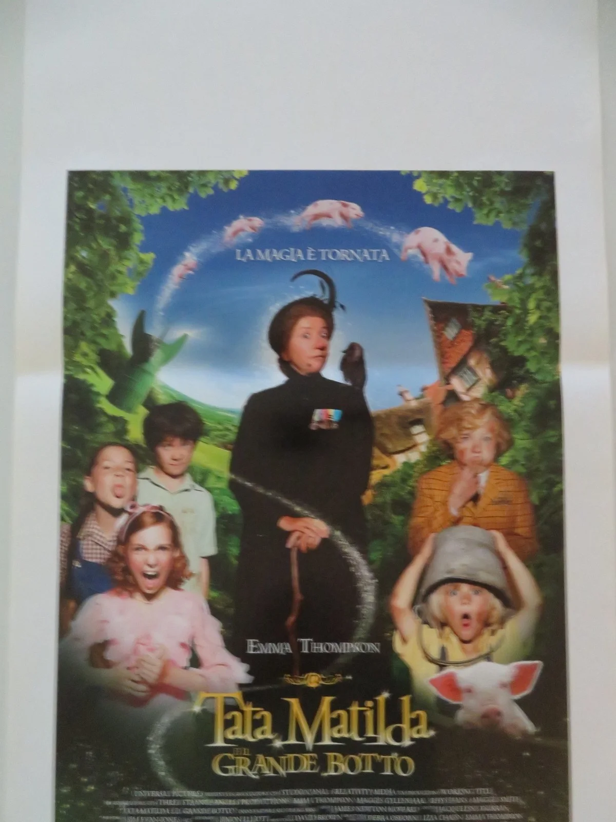 NANNY MCPHEE RETURNS ITALIAN LOCANDINA POSTER EMMA THOMPSON ASA BUTTERFIELD 2010, изображение 3