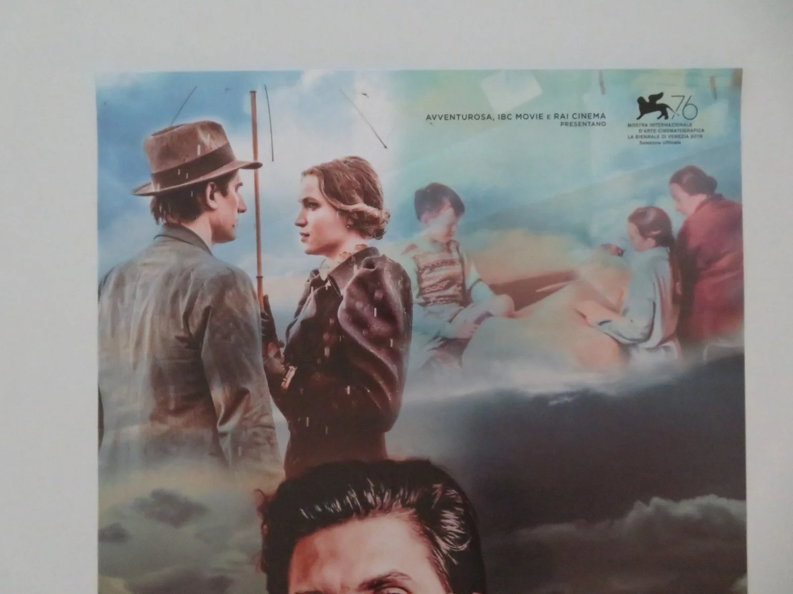 MARTIN EDEN ITALIAN LOCANDINA POSTER LUCA MARINELLI JESSICA CRESSY 2019, изображение 2