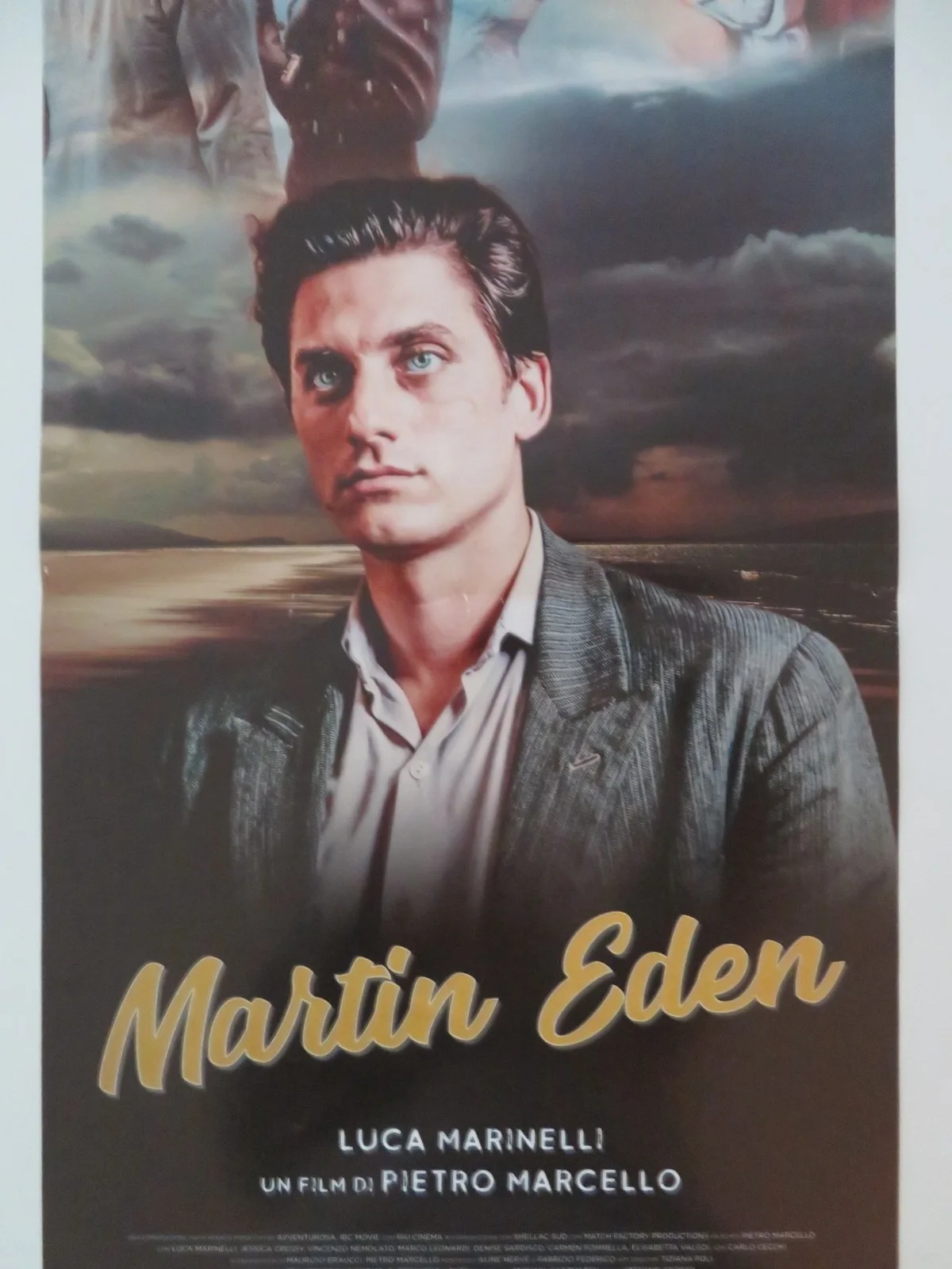 MARTIN EDEN ITALIAN LOCANDINA POSTER LUCA MARINELLI JESSICA CRESSY 2019, изображение 3
