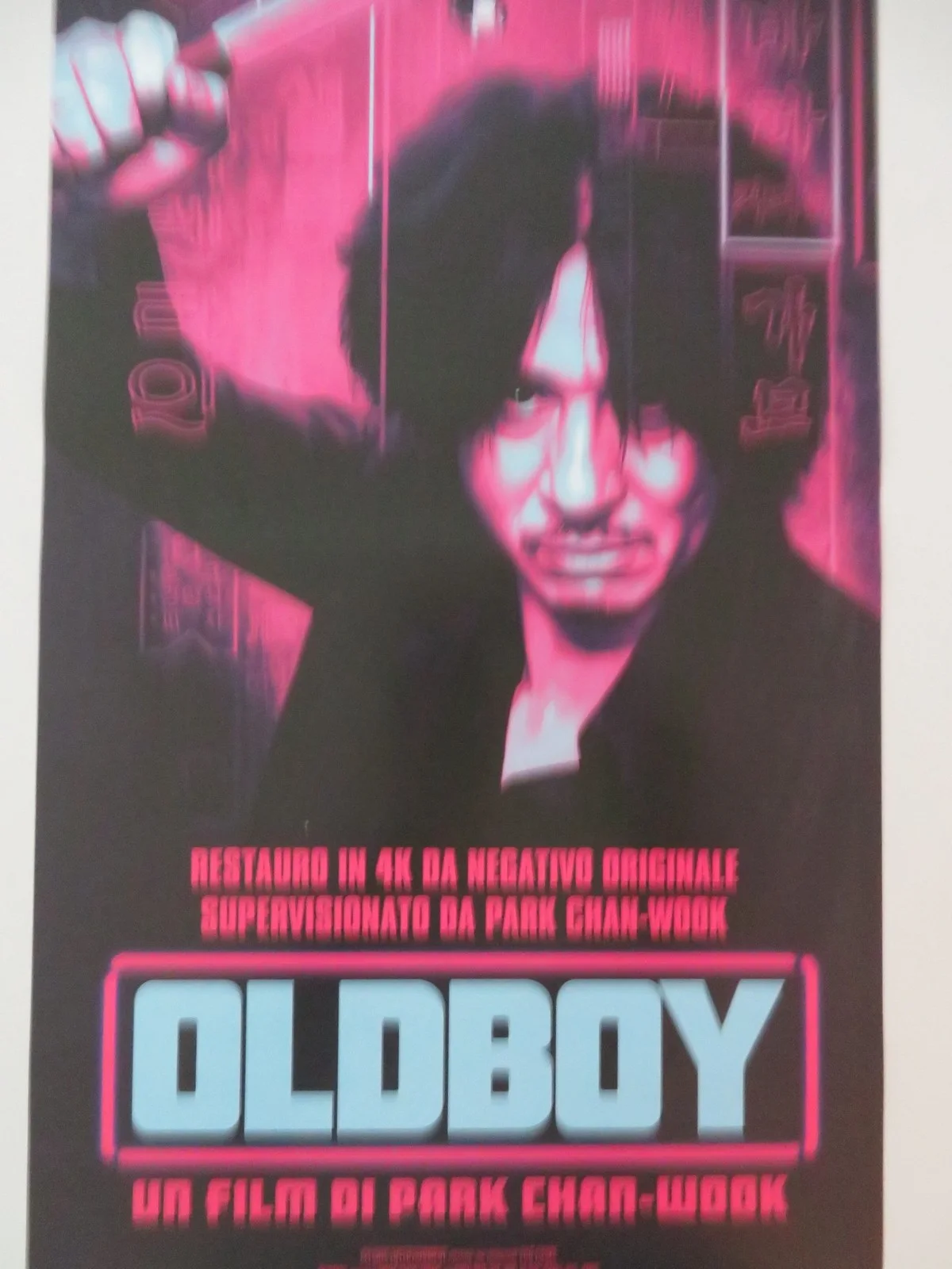 OLDBOY 4K ITALIAN LOCANDINA POSTER CHOI MIN-SIK YOO JI-TAE 2003, изображение 3